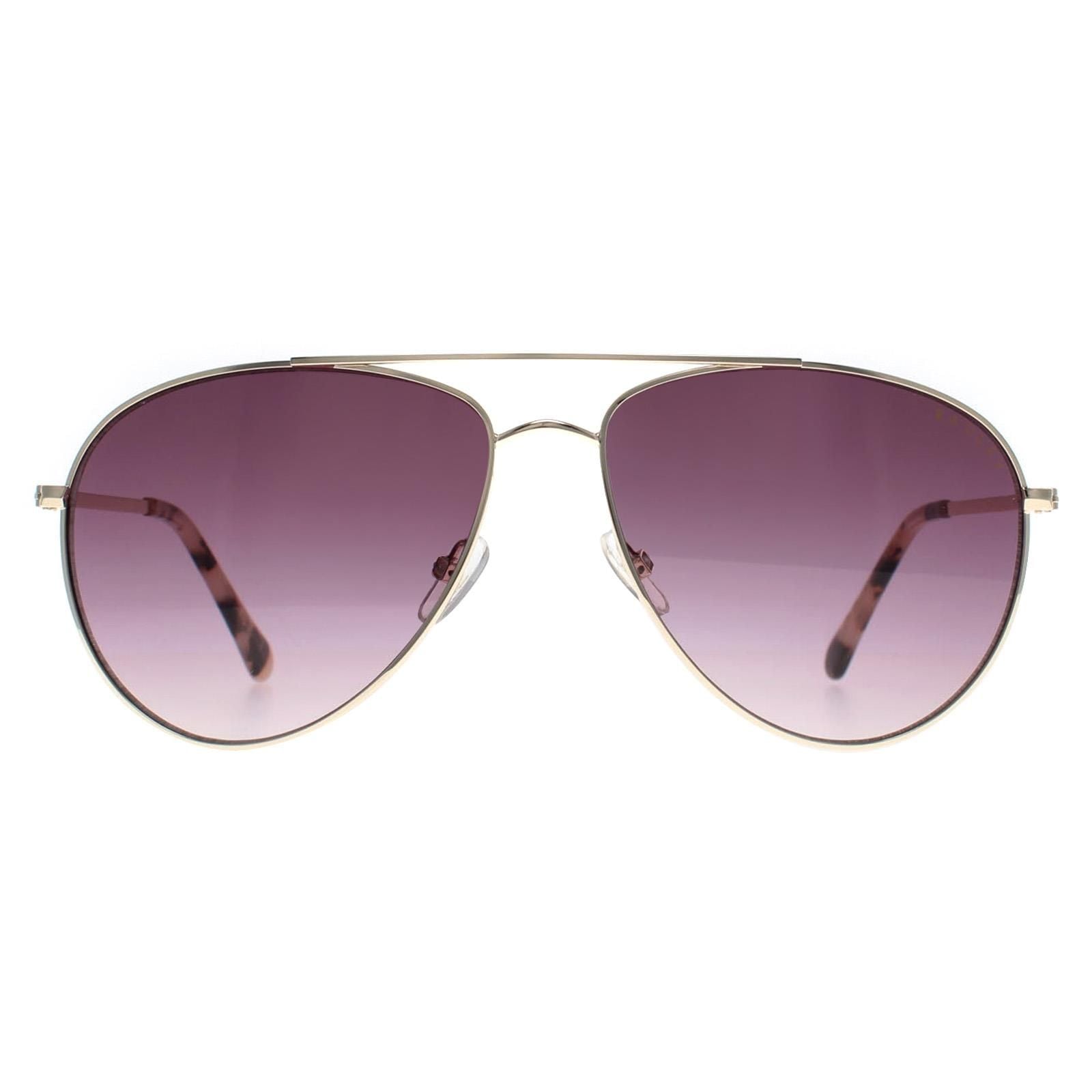 Radley Aviator Gold Purple Petula