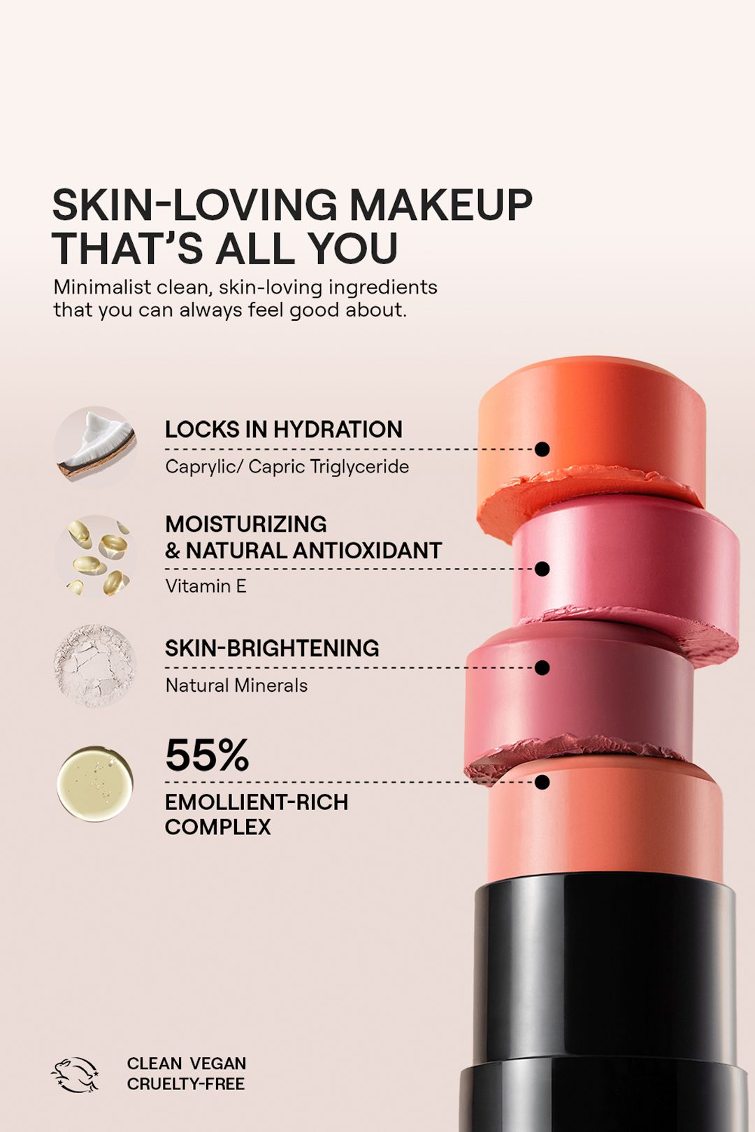 Nudestix Rosy Pink Glow Blush & Lip Kit Multi image 7