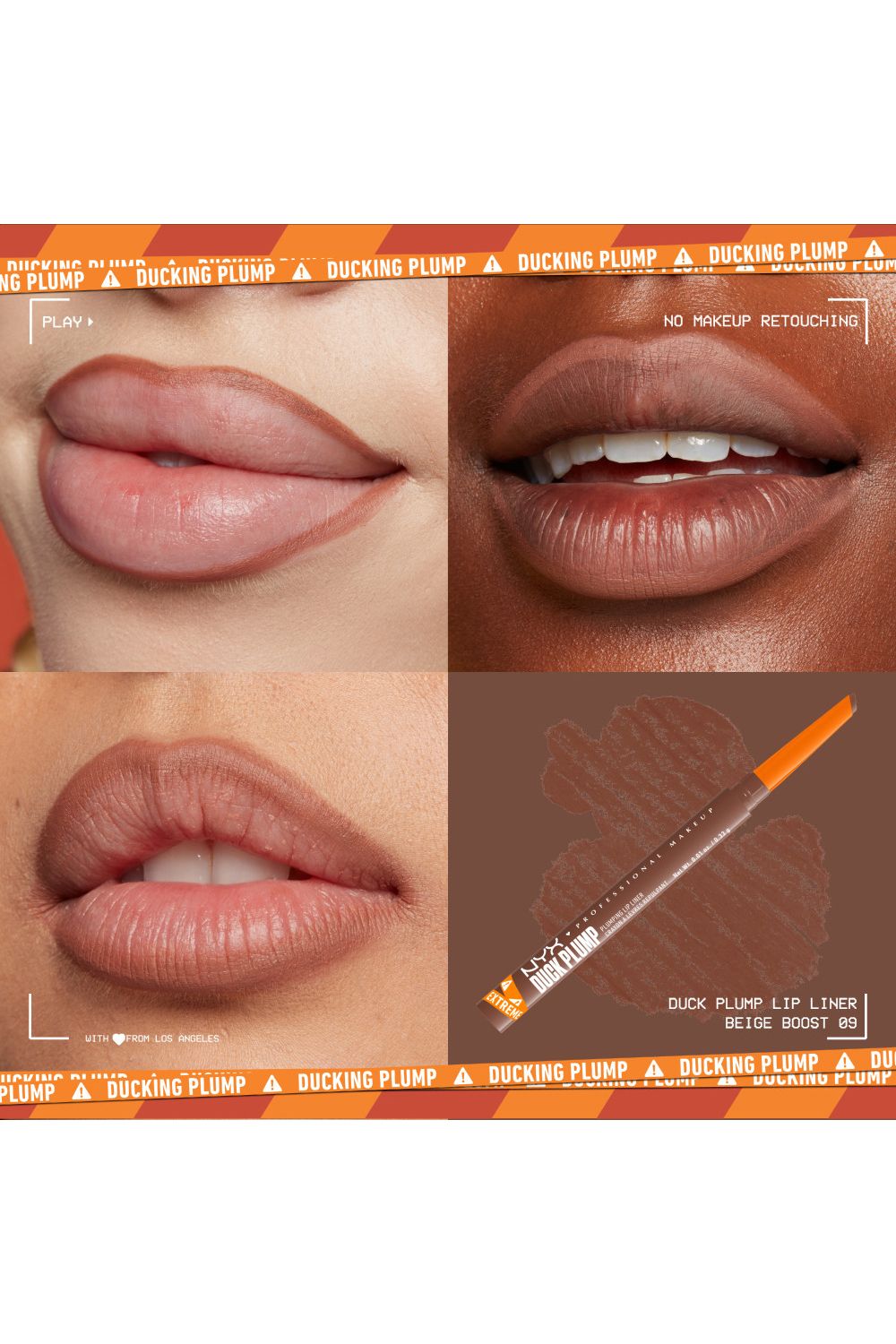 NYX Professional Makeup Duck Plump Plumping Lip Liner 0.33g Beige Boost image 4