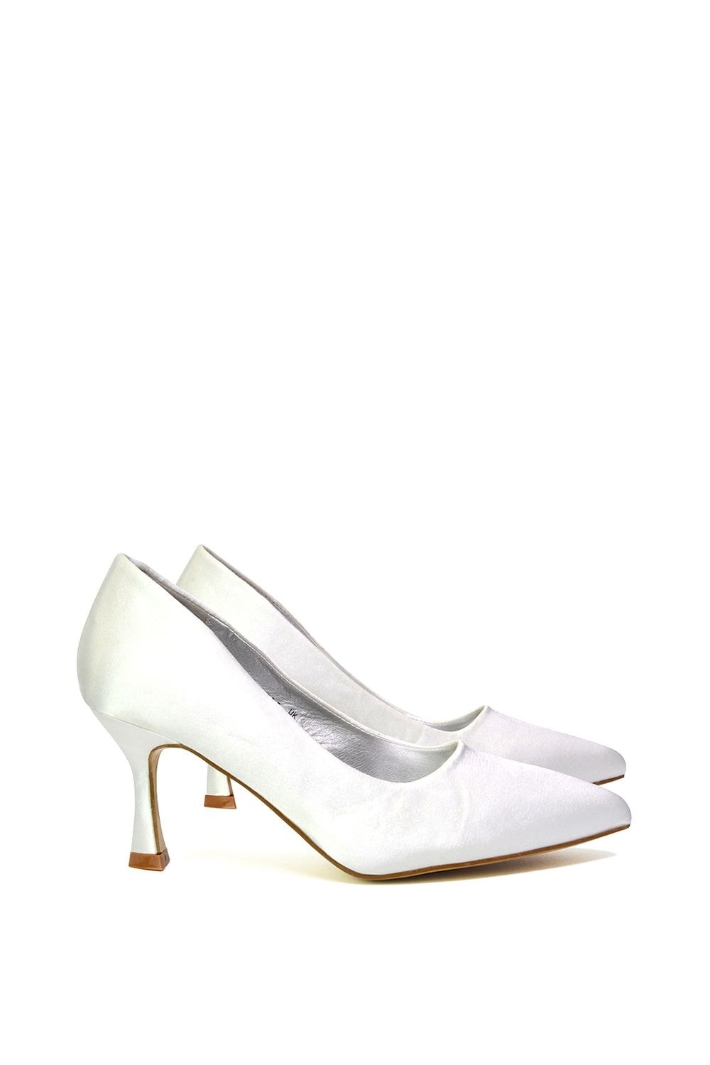 XY London 'Romi' Pointed Toe Court Shoes Mid Stiletto Heels image 2