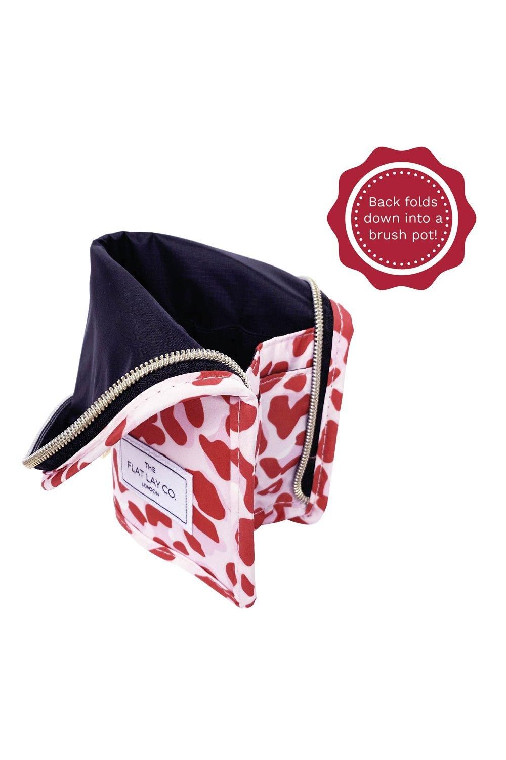 The Flat Lay Co Pink Leopard Brush Case Multi image 3