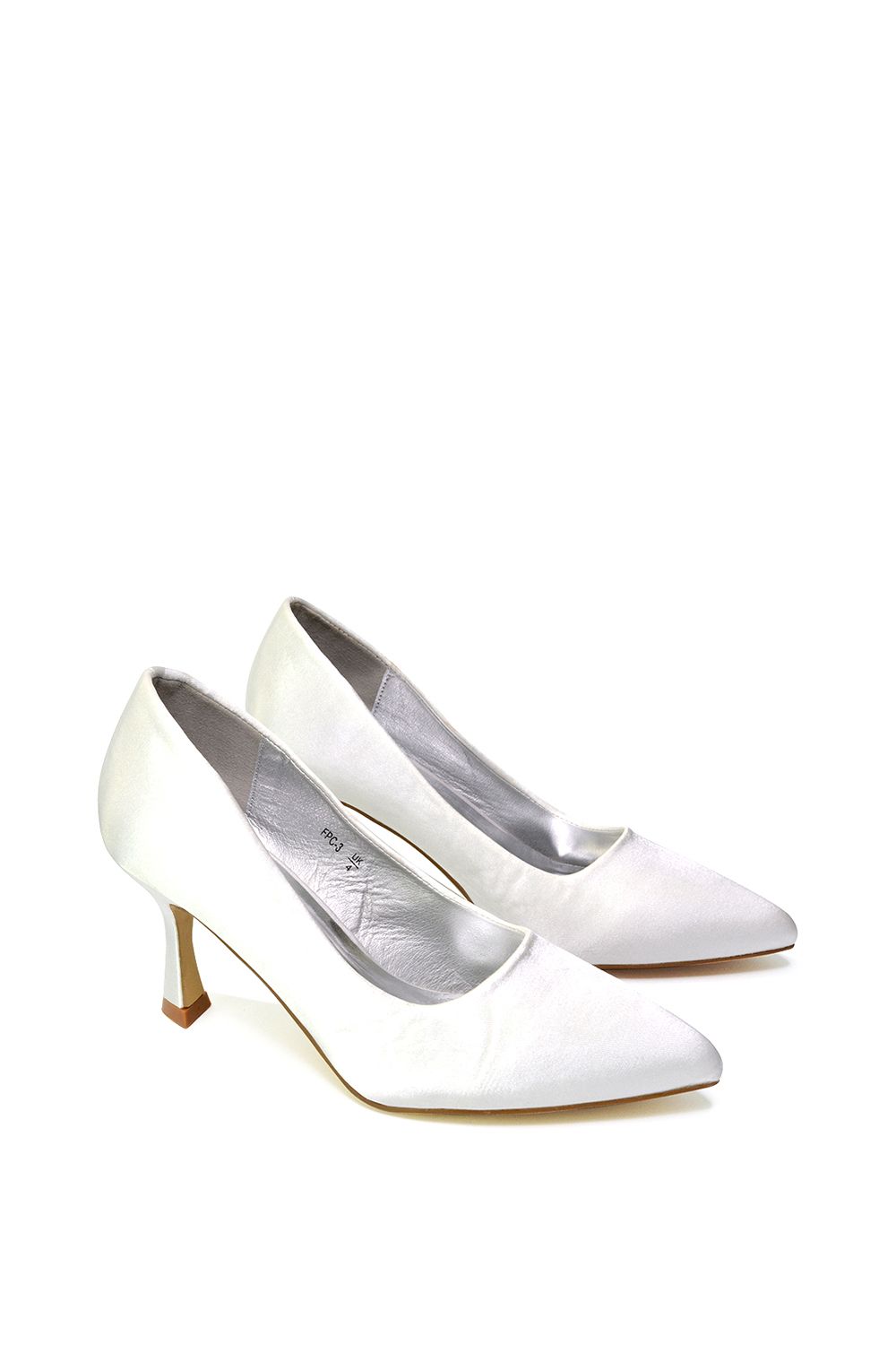 XY London 'Romi' Pointed Toe Court Shoes Mid Stiletto Heels image 5