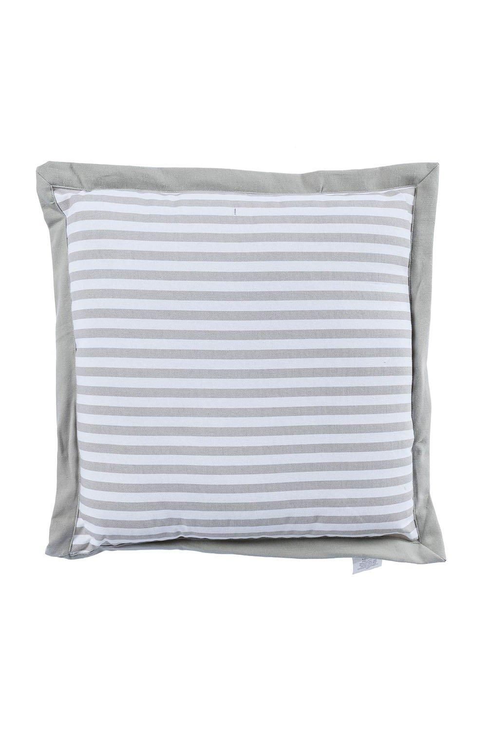 Homescapes Handmade Striped Seat Pad Soft Cotton Dining Chair Cushion