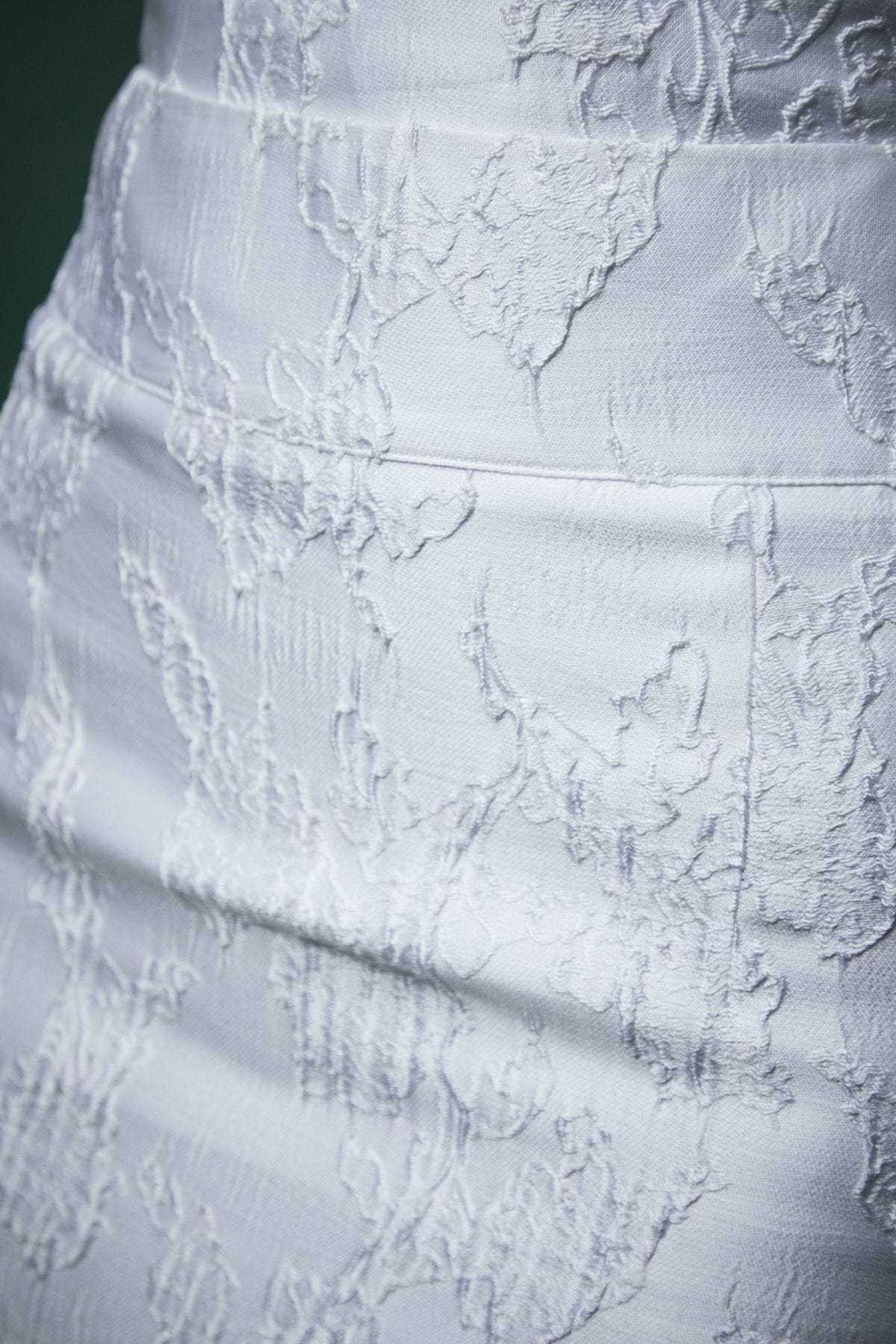 Coast Lisa Tan Jaquard Pencil Skirt White image 4