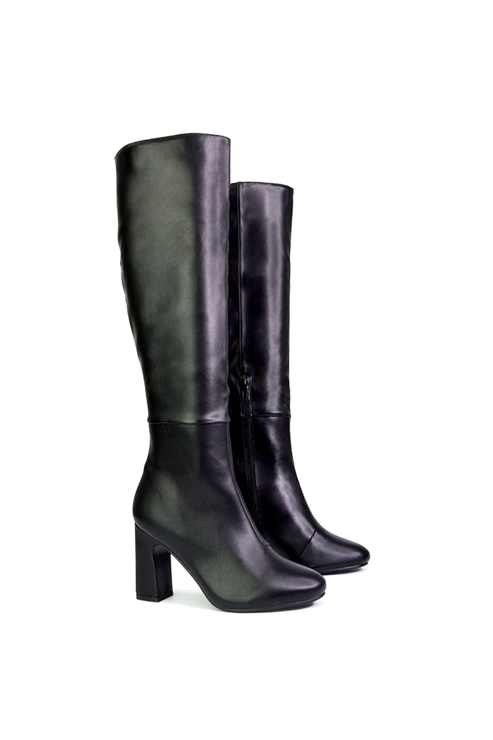 XY London 'Lillia' Knee High Heeled Boots image 2