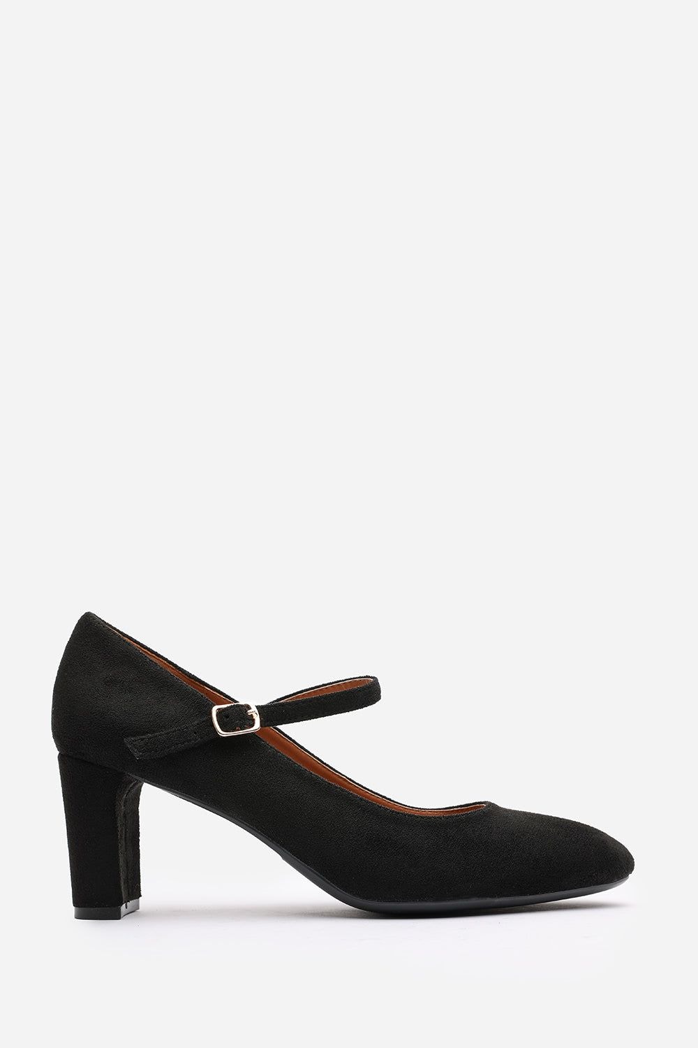 Where's That From 'Oceana' Wide Fit Suede Mary Jane Court Shoe With Buckle Strap image 2