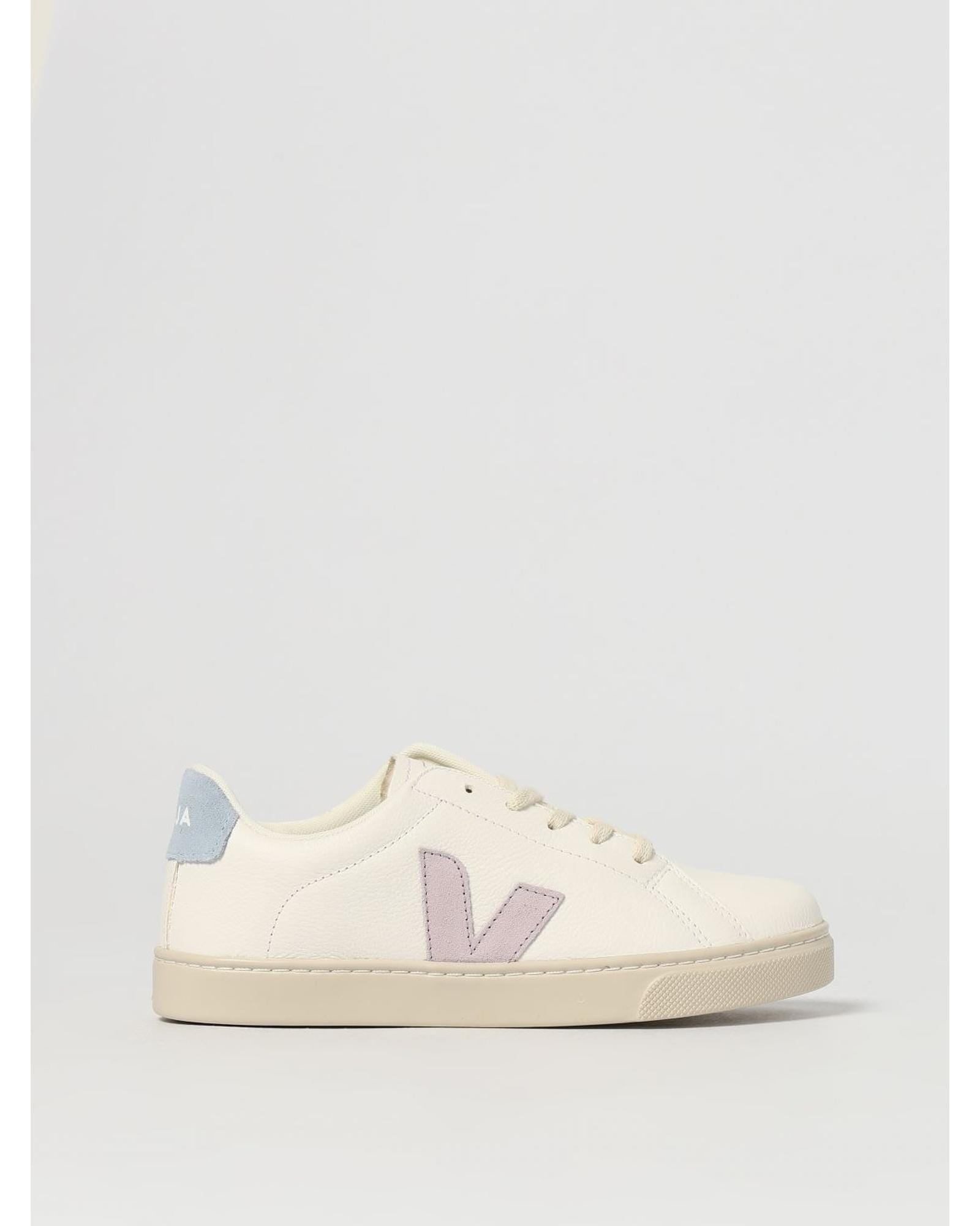 Veja V10 Extra WhiteLavenderPale Blue Sneakers Kids Footwear image 1