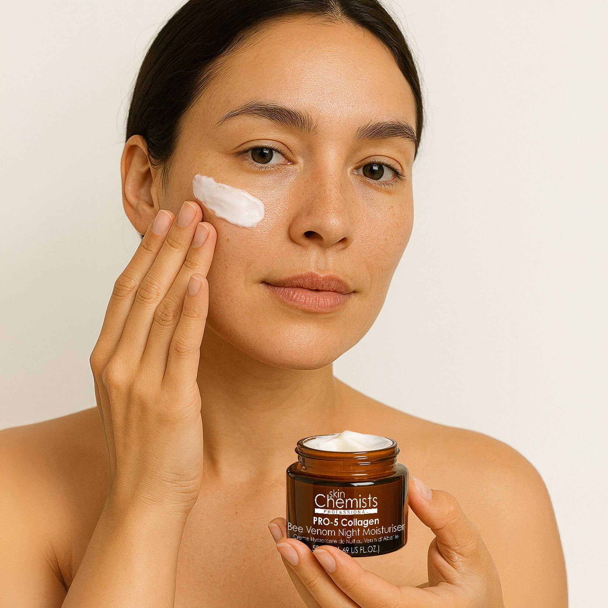 skinChemists professional Pro-5 Collagen Bee Venom Night Moisturiser 50ml x 2 Duo Pack image 4