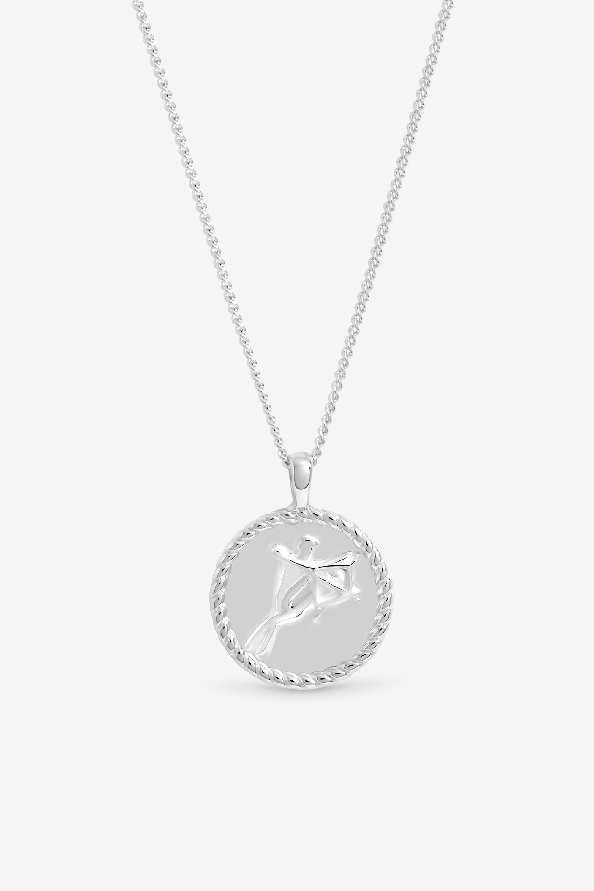 Simply Silver Sterling Silver 925 Zodiac Pendant - Sagittarius image 1