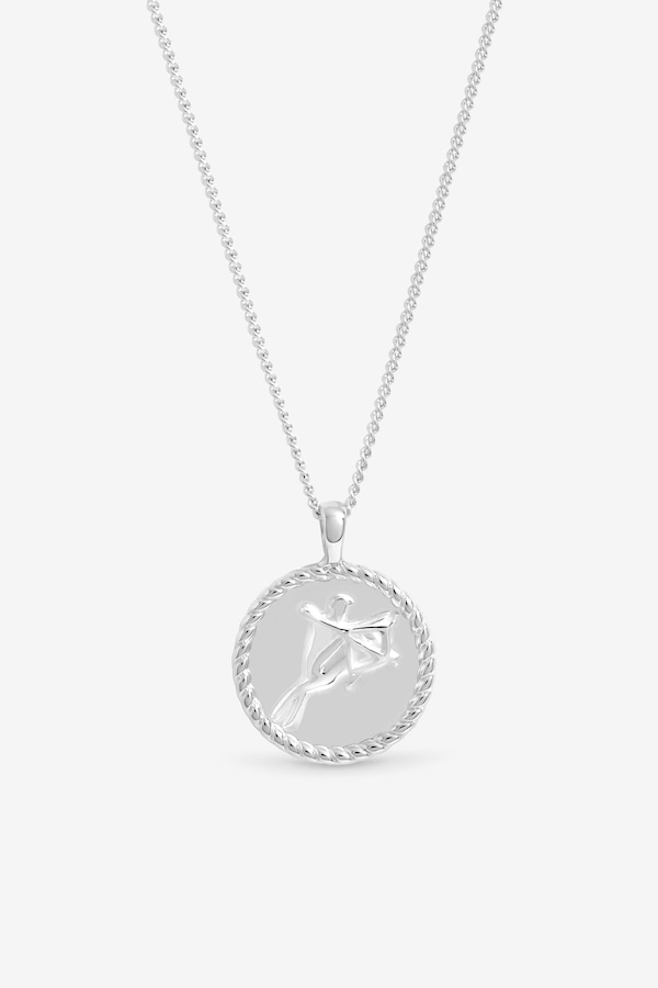 Simply Silver Sterling Silver 925 Zodiac Pendant - Sagittarius