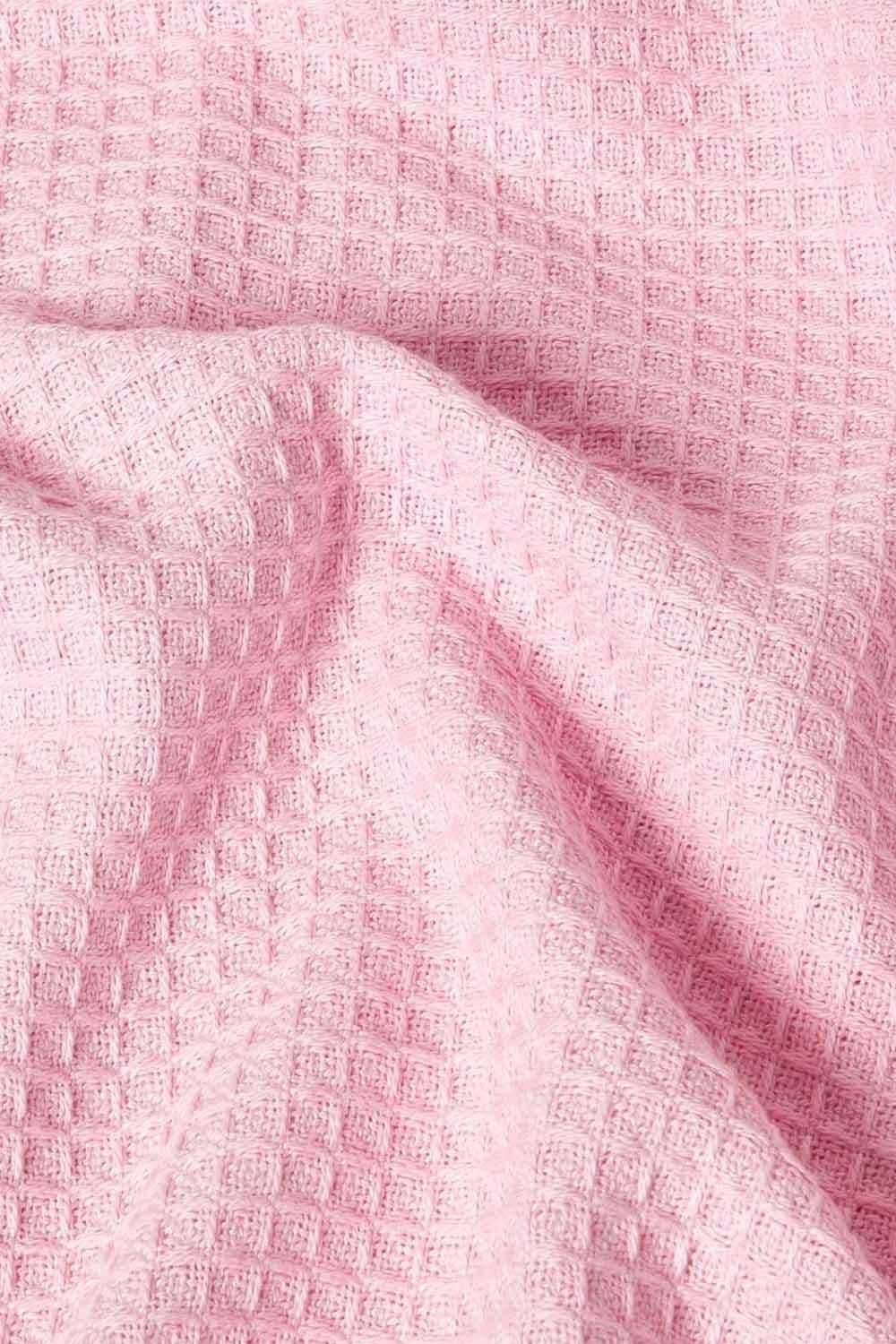 Homescapes Cotton Waffle Blanket Throw - Soft, Breathable & Skin-Friendly image 4