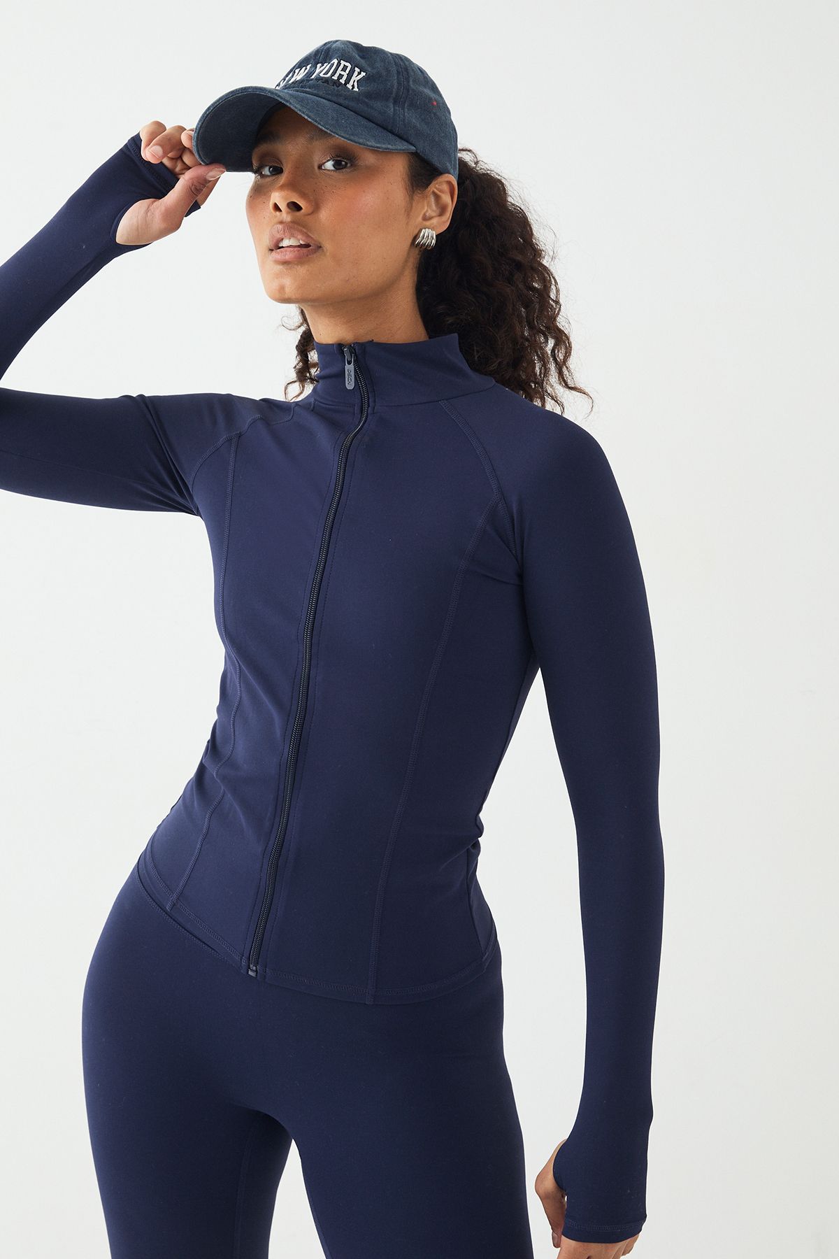 DSGN Studio DSGN Studio Sculpt Zip Through Jacket Navy