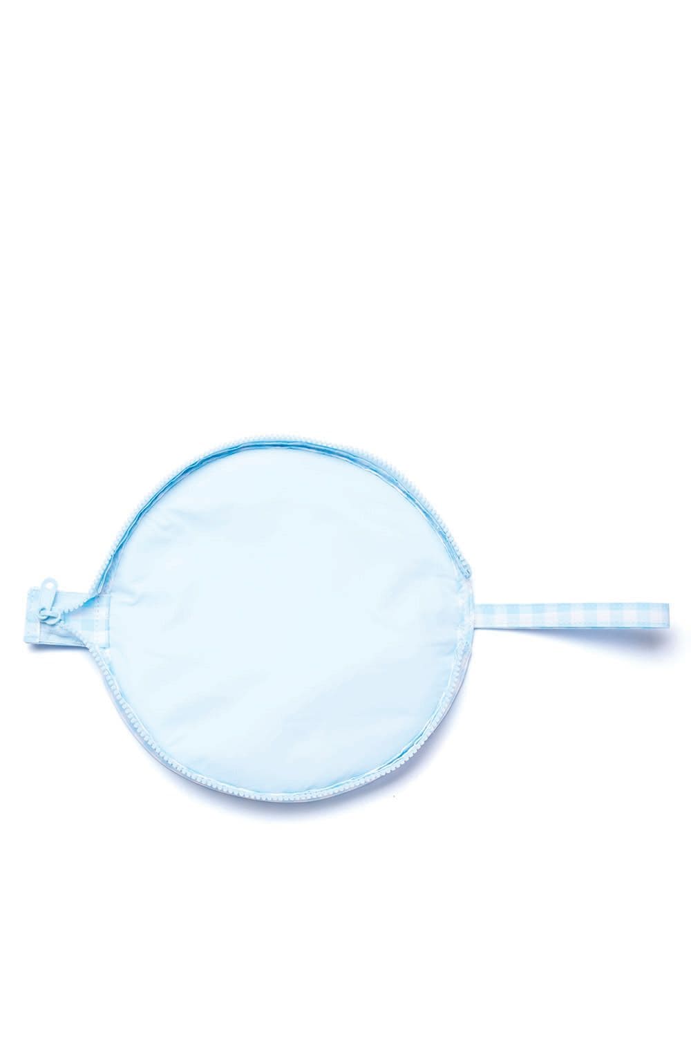 The Flat Lay Co Parachute Lunar Flat Lay Makeup Pouch - Baby Blue Gingham Multi image 4