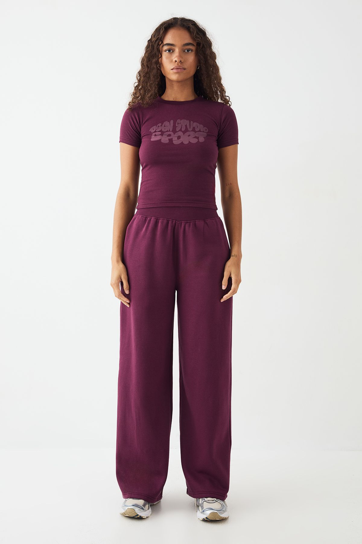 DSGN Studio DSGN Studio Sport Bubble Slogan Baby T-Shirt Plum image 5