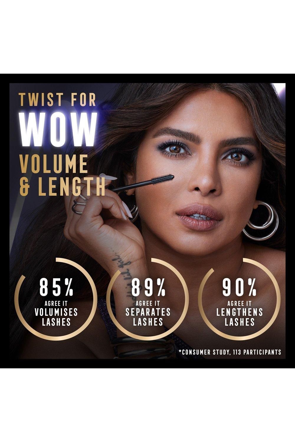 Max Factor Masterpiece 2 In 1 Lash WOW Mascara Midnight Black image 6