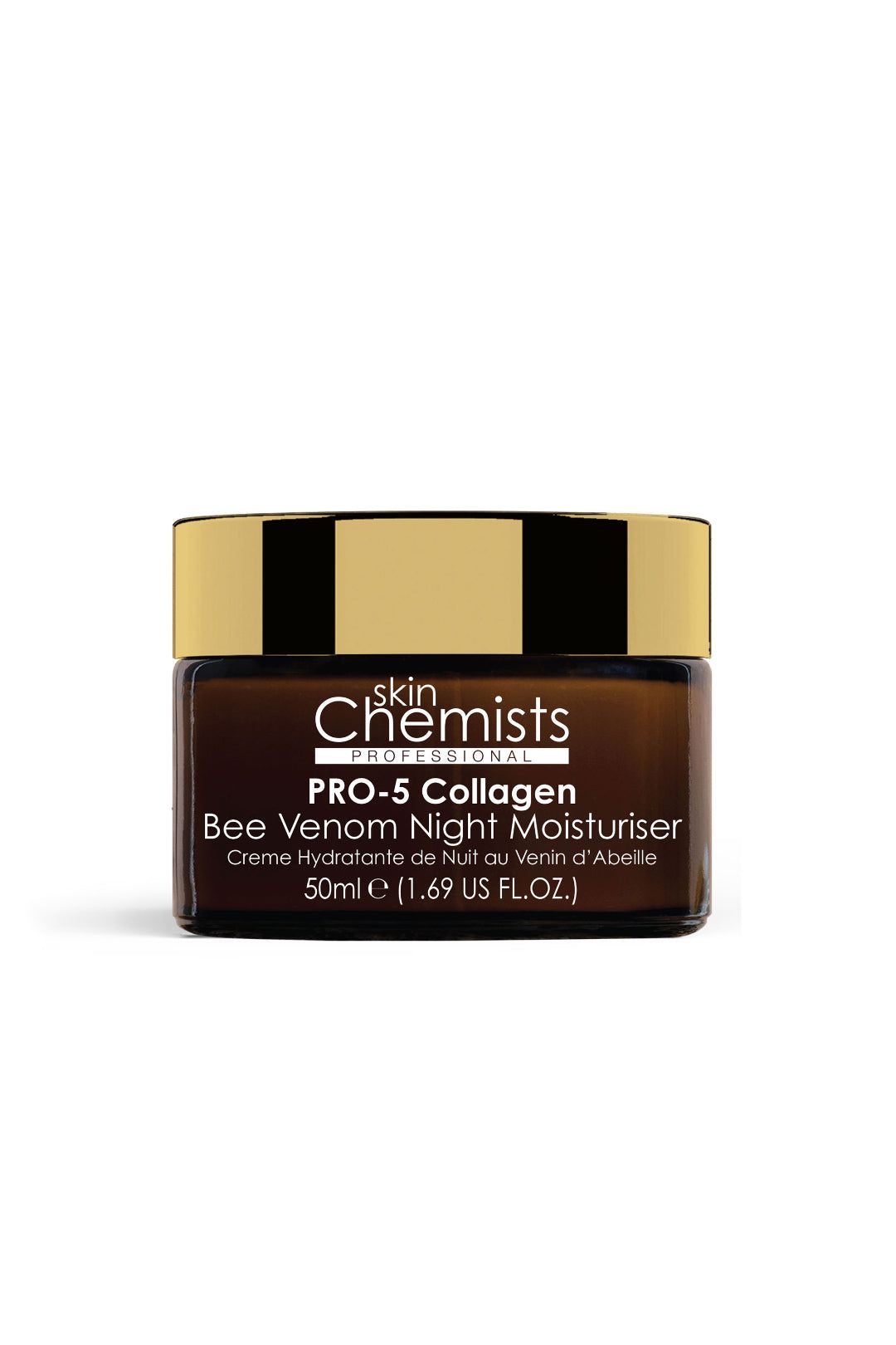 skinChemists professional Pro-5 Collagen Bee Venom Night Moisturiser 50ml image 1