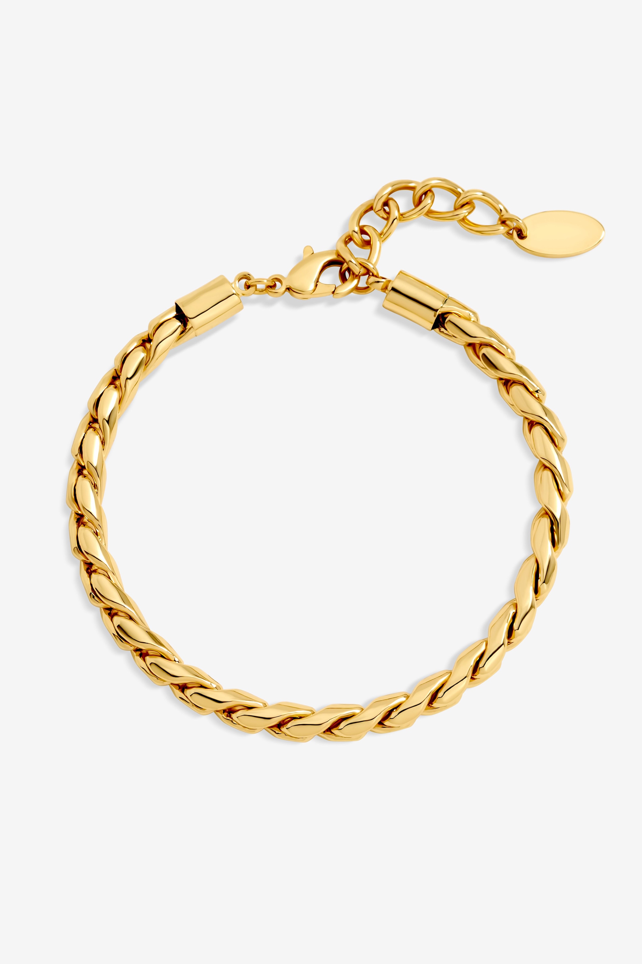 Jon Richard Gold Plated Twist Chain Bracelet image 1