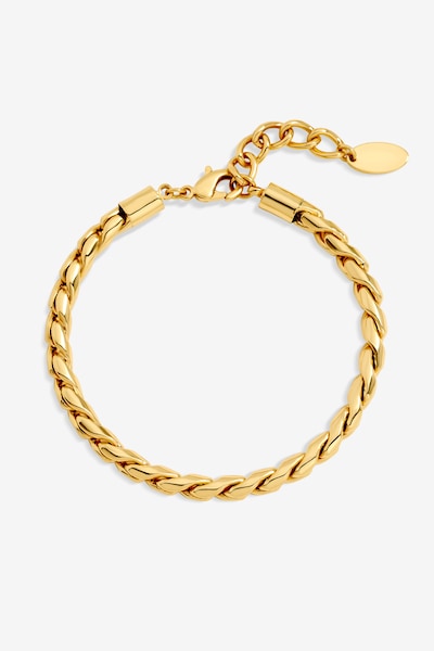 Jon Richard Gold Plated Twist Chain Bracelet