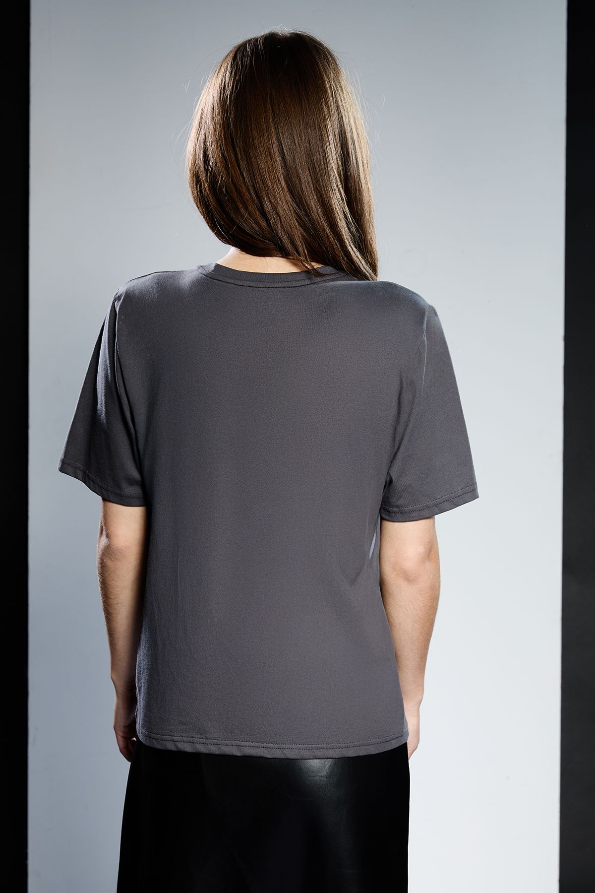 RUNWAY 1.8.1.8 Runway 1.8.1.8 Branded Tee Charcoal image 3