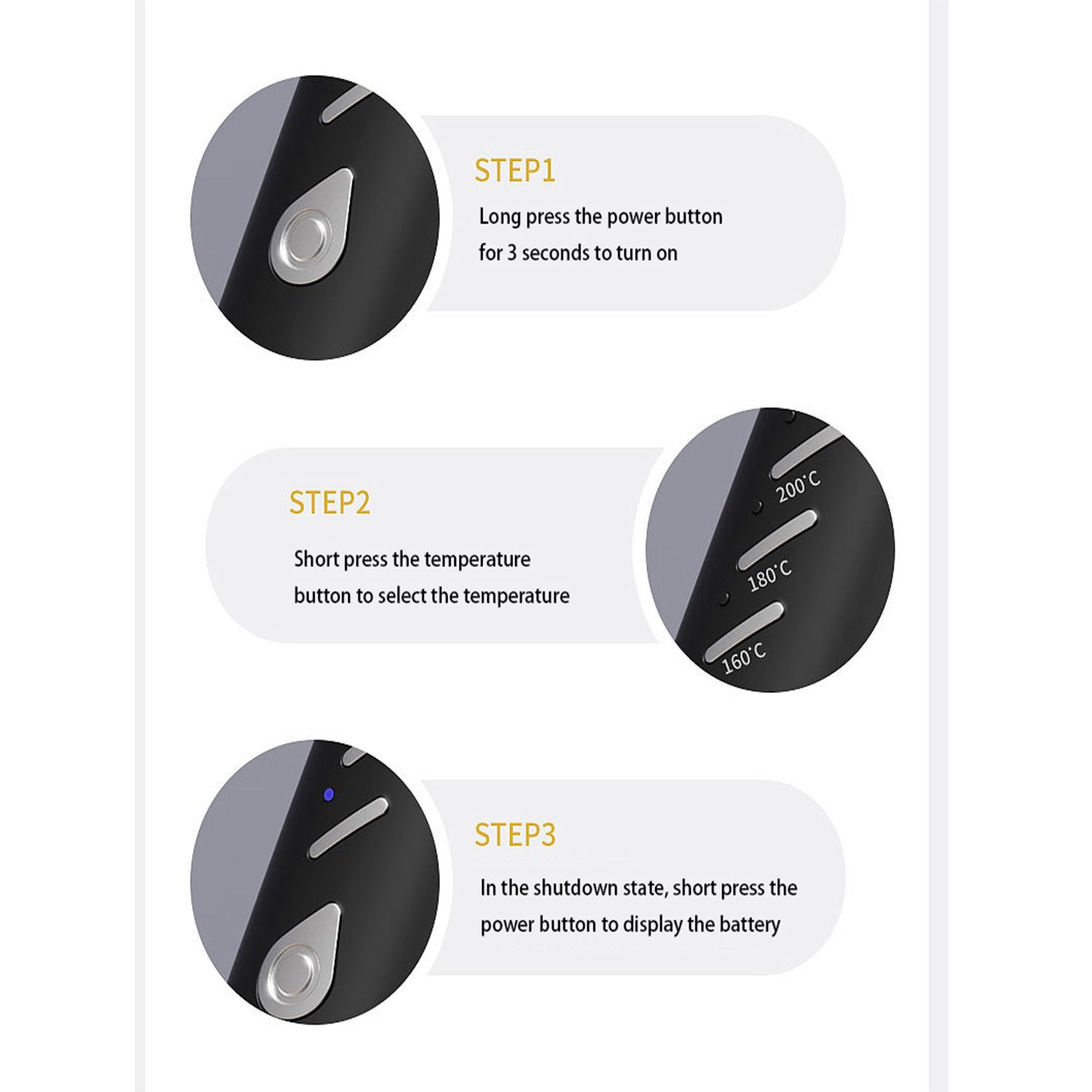 Leaper Wireless Mini Rechargeable Portable Hair Straightener image 2