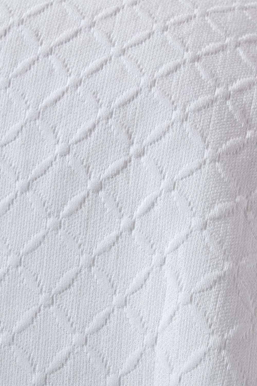 Homescapes Cotton Contemporary Diamond Pattern Bedspread image 3