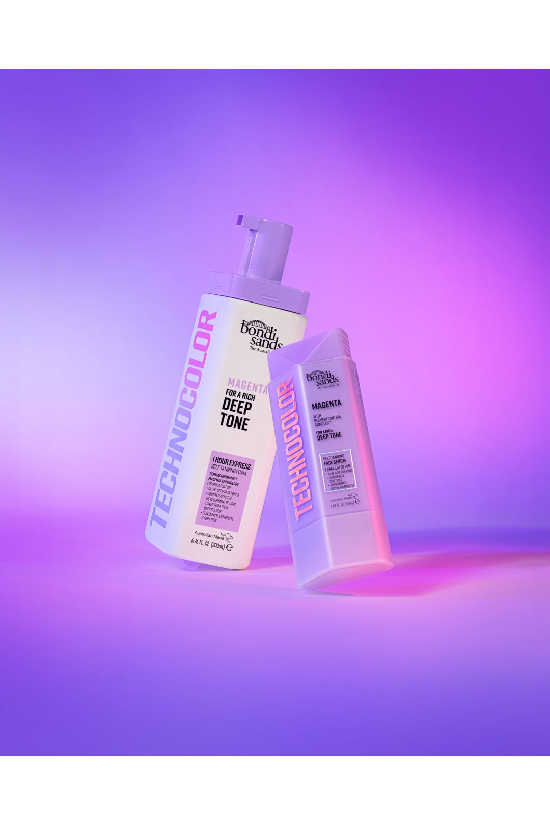 Bondi Sands Technocolor Magenta Self Tanning Face Serum 50ml Multi image 9