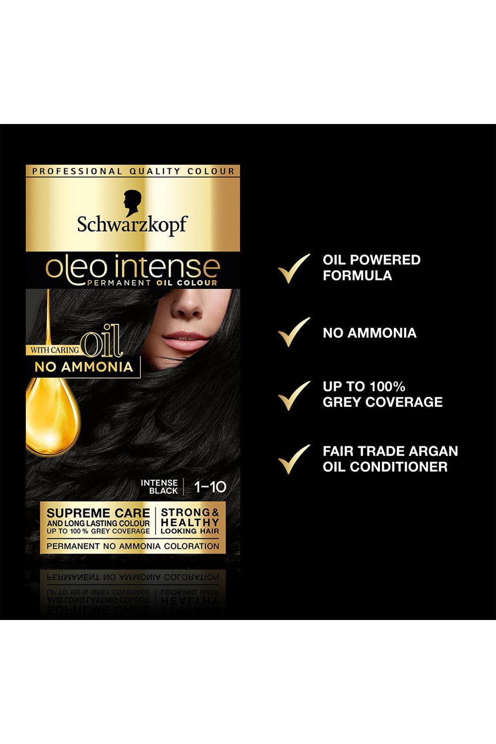 Schwarzkopf Oleo Intense 1-10 'Oil Colour' No Ammonia Permanent 3 Pack image 2