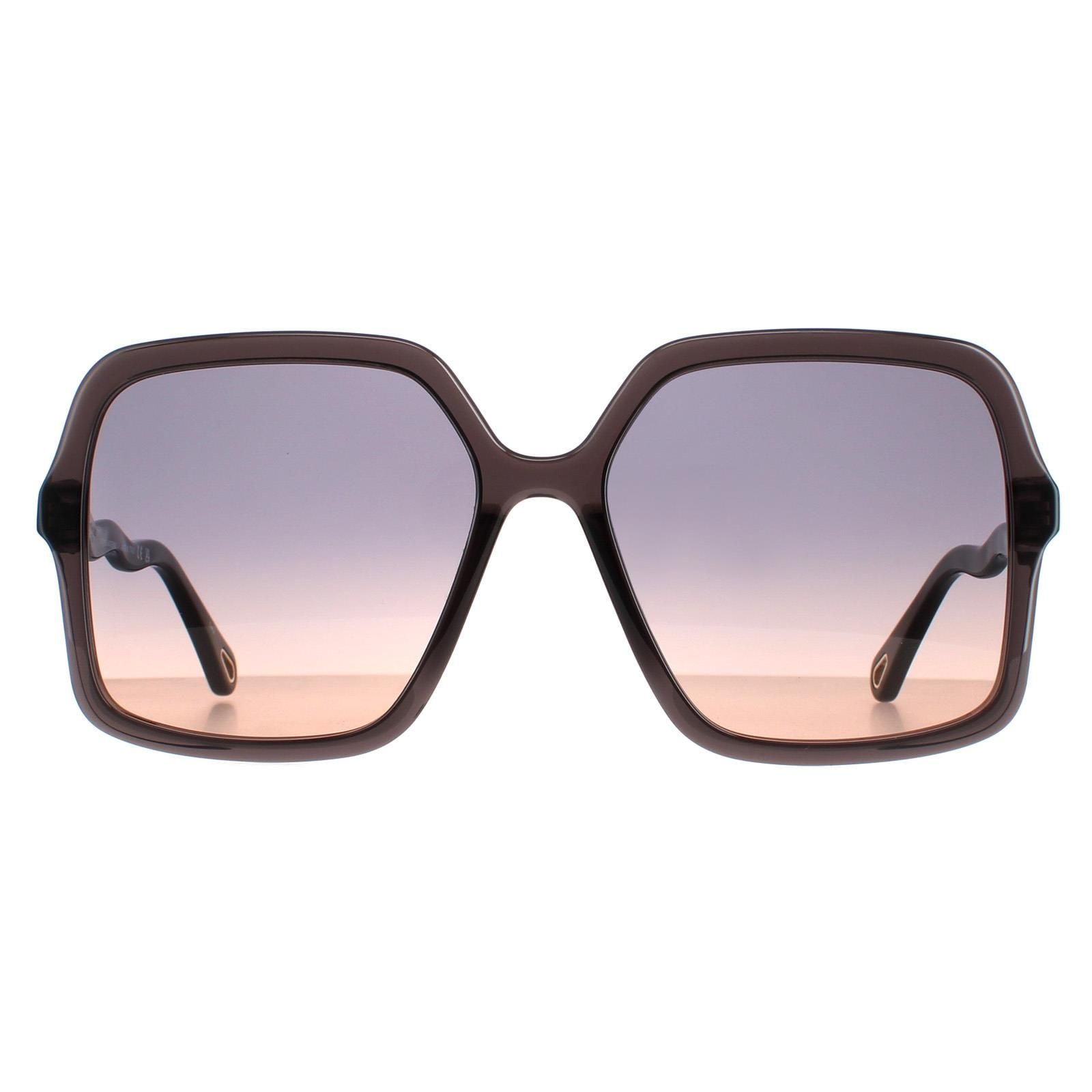 Chloe Square Grey Blue Gradient CH0086S Zelie image 1