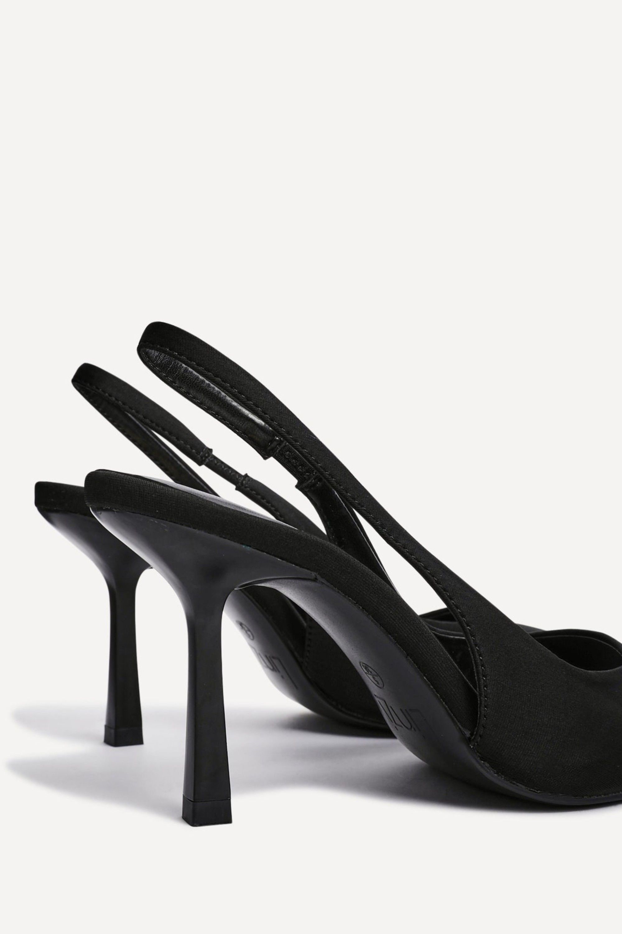 Linzi Dash Black Scuba Court Heel image 4