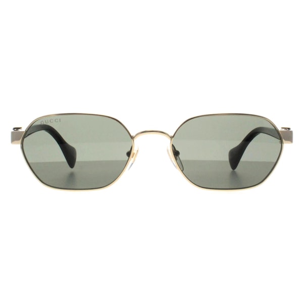 Gucci Oval Gold Grey GG1593S