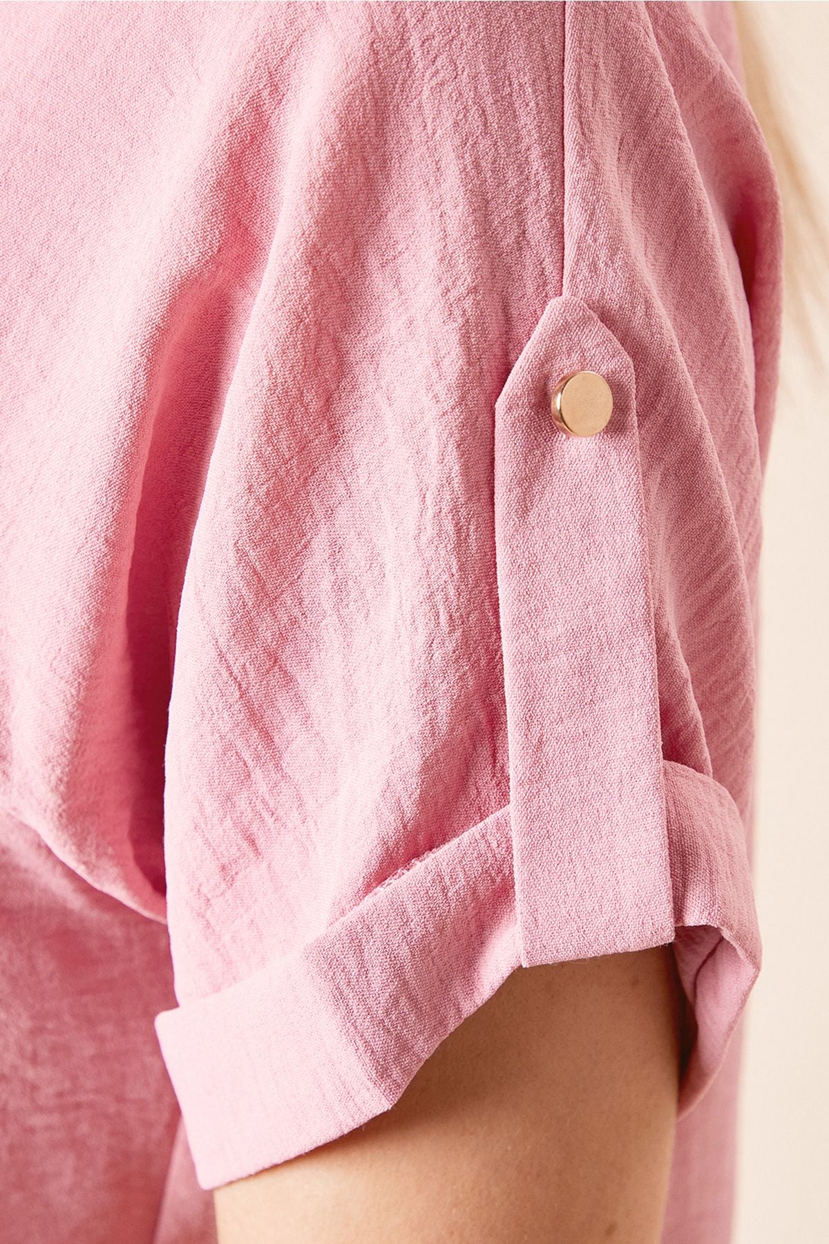 Dorothy Perkins Roll Sleeve Blouse Pink image 5