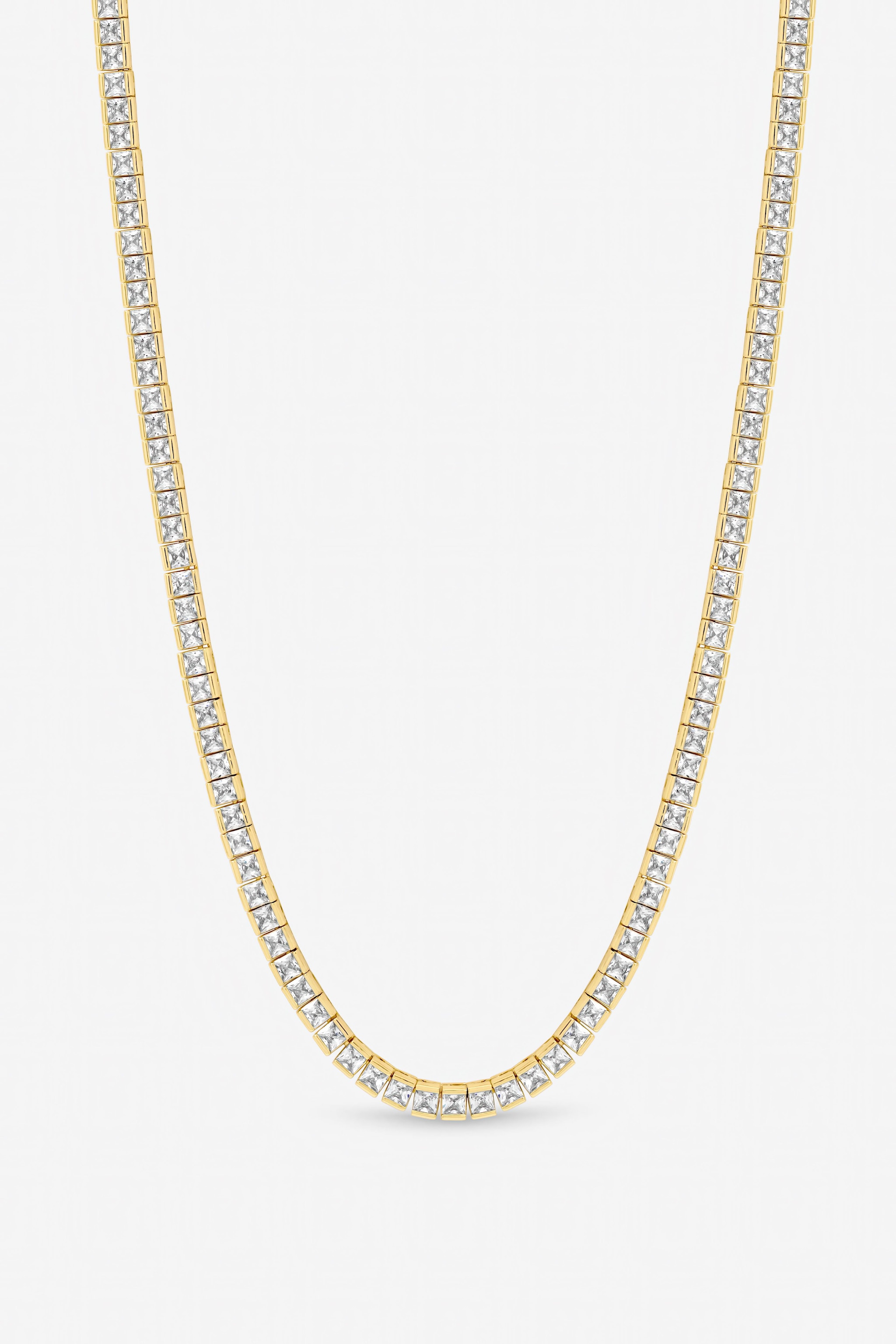 Jon Richard Jon Ricahrd Gold Plated Luxe Tennis Necklace