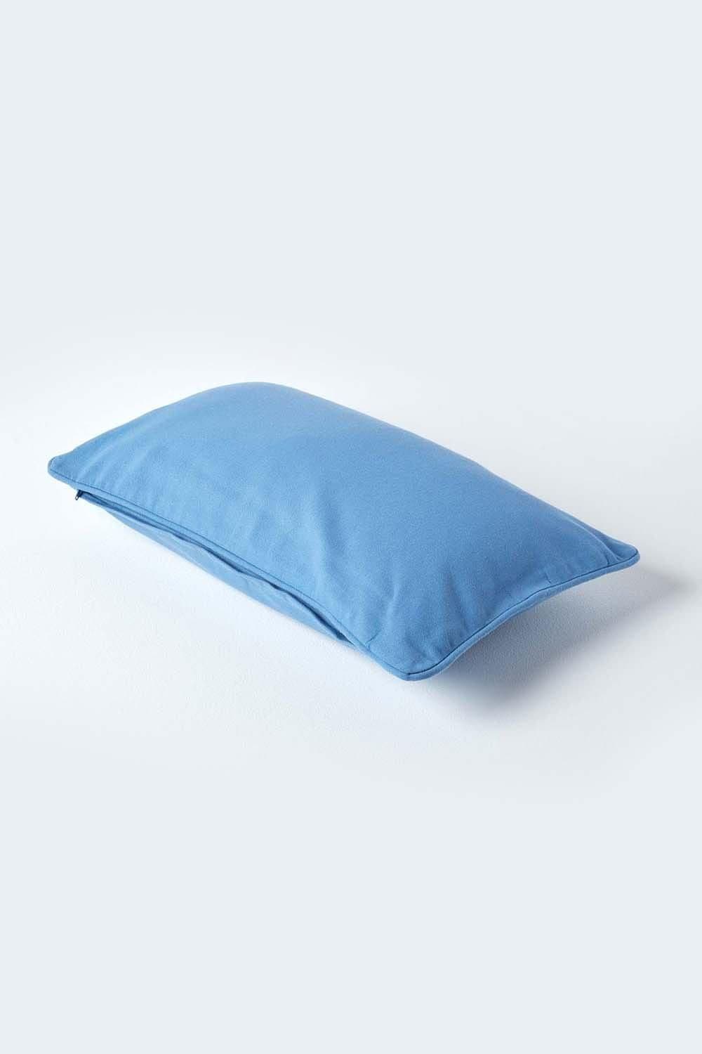 Homescapes Cotton Plain Cushion Cover image 3