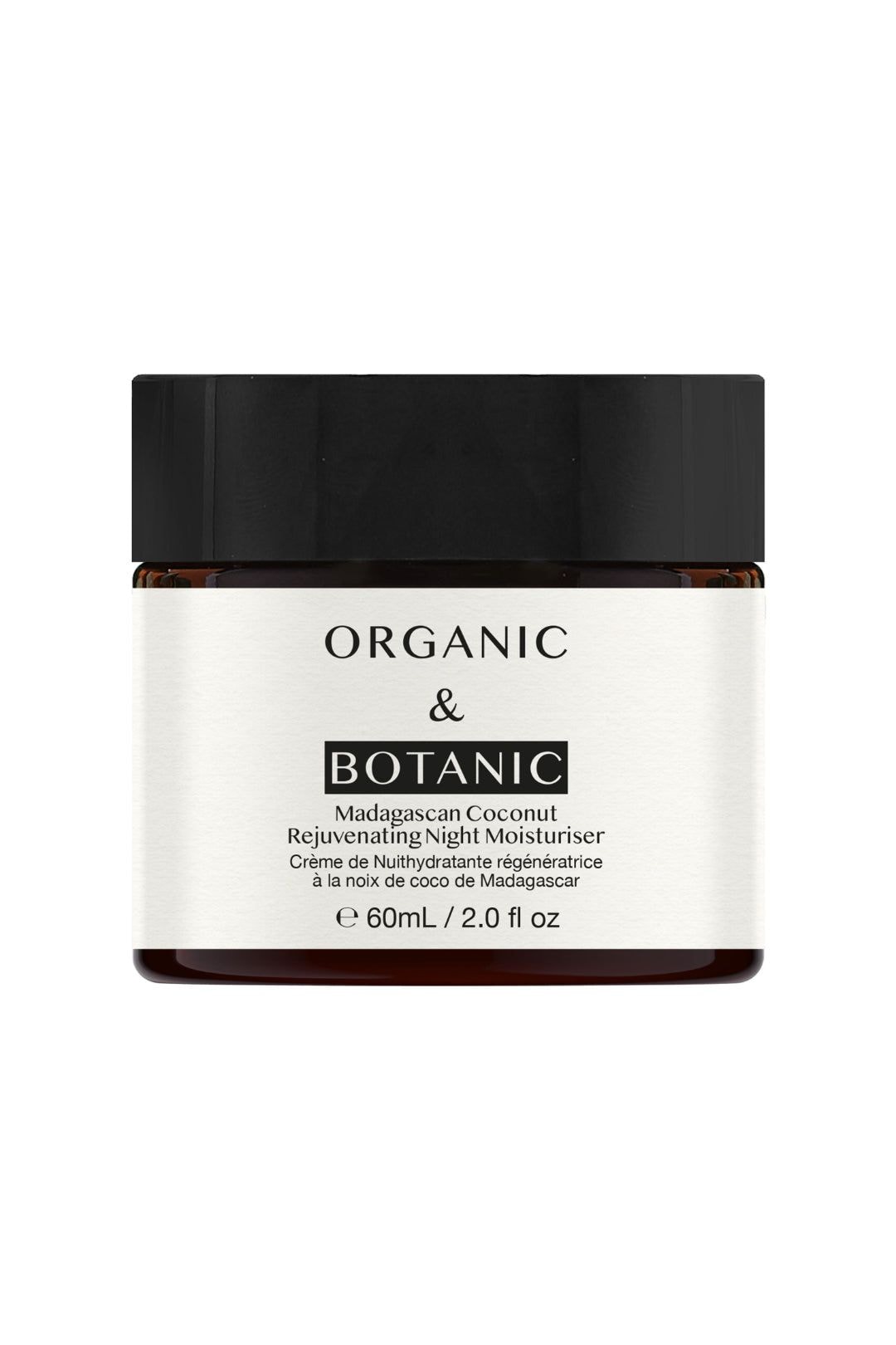 Organic & Botanic Madagascan Coconut Rejuvenating Night Moisturiser 60ml image 1