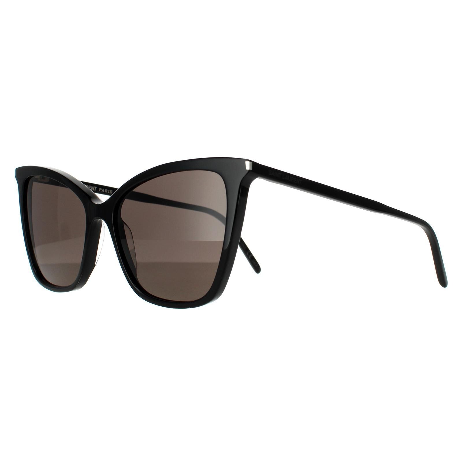 Saint Laurent Cat Eye Black Grey Sunglasses image 2