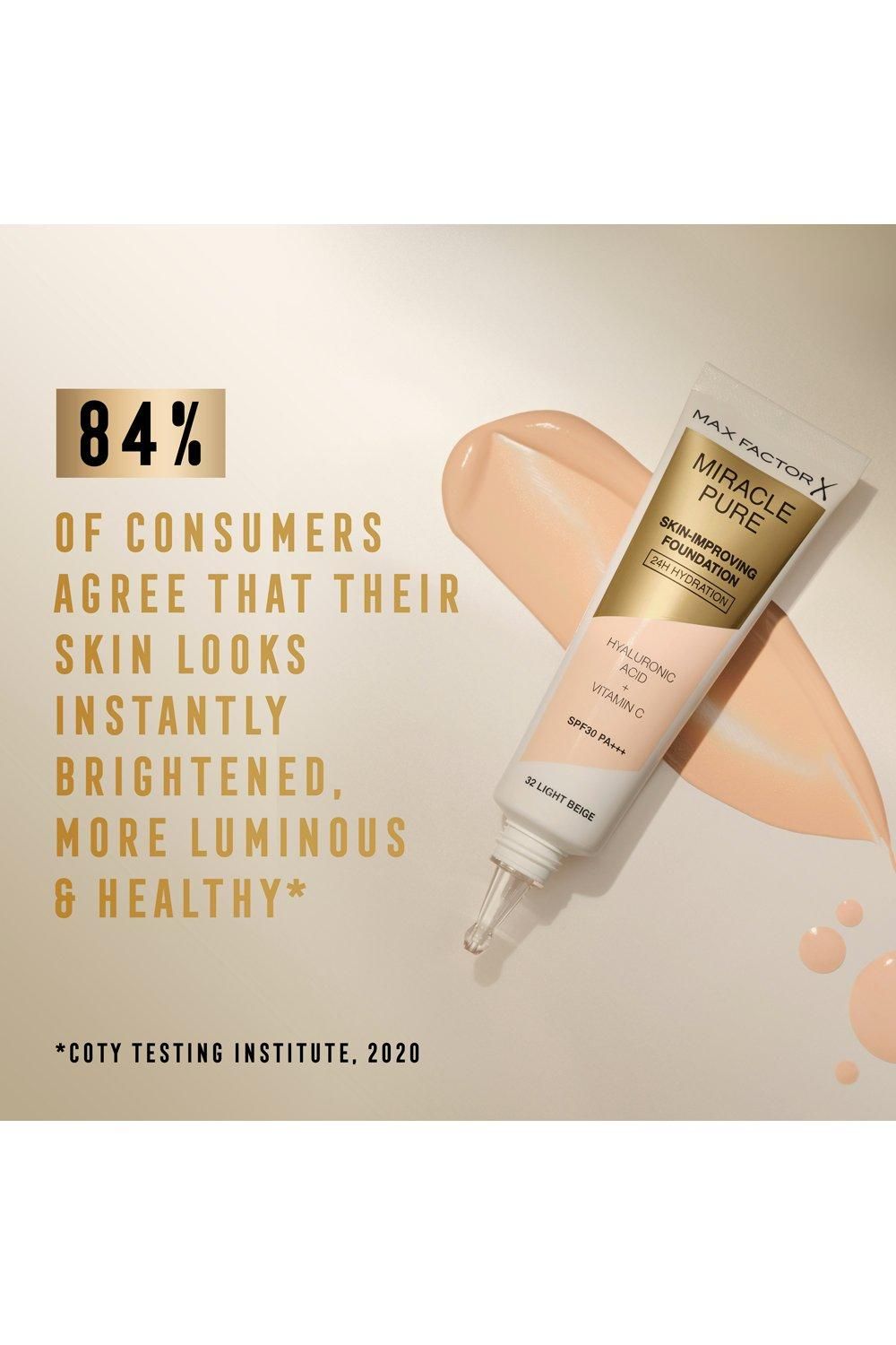 Max Factor Miracle Pure Skin Improving Foundation Cocoa 100 image 8