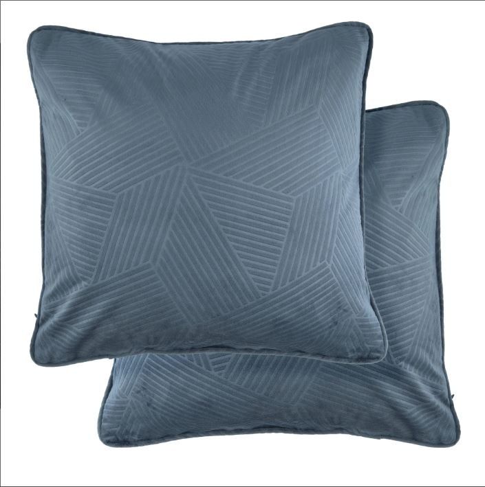 New Edge Blinds Deco Collection Soft Velvet Geometric Cushion Cover image 1