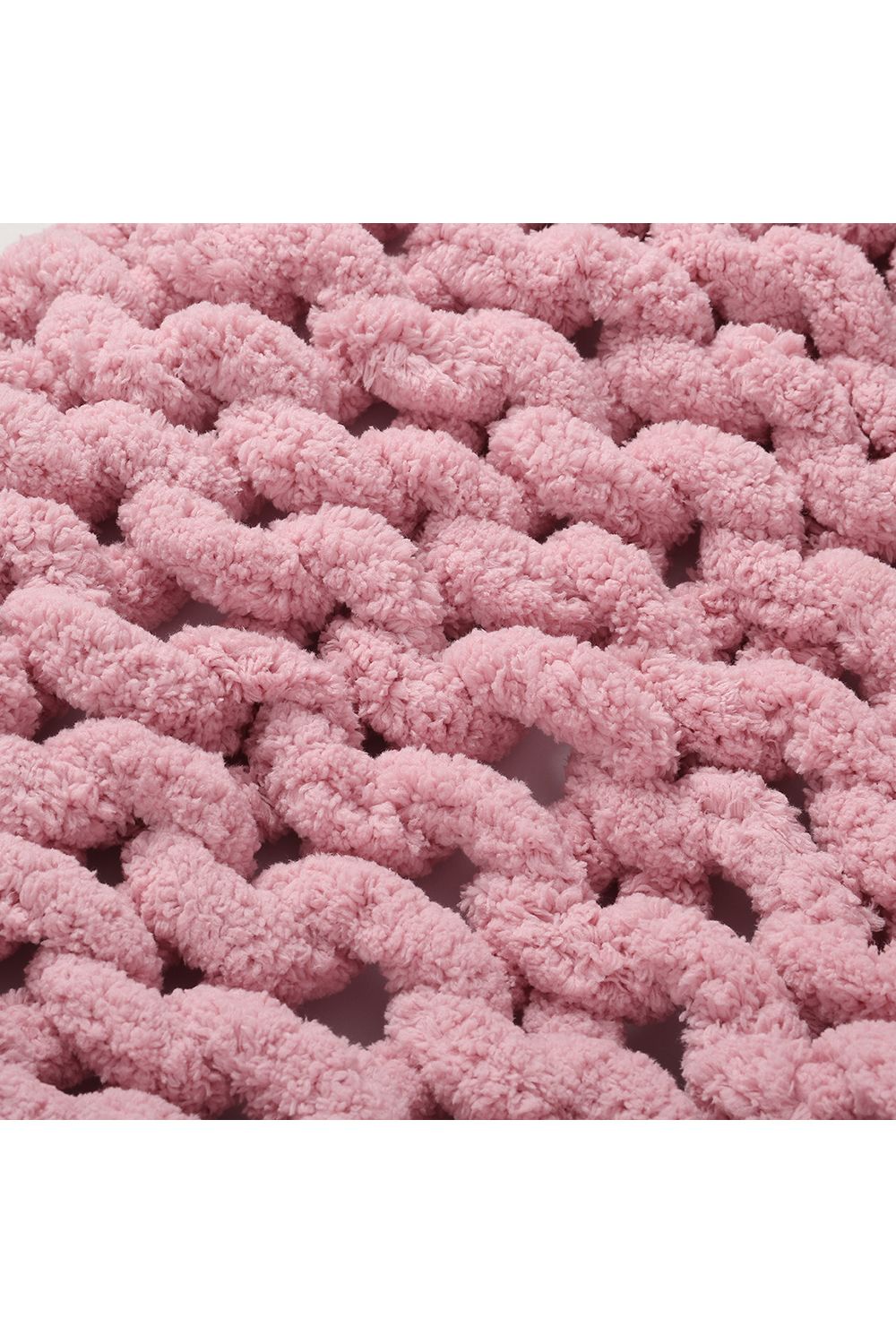 Living and Home Chunky Knit Throw Blanket 100x150cm image 5