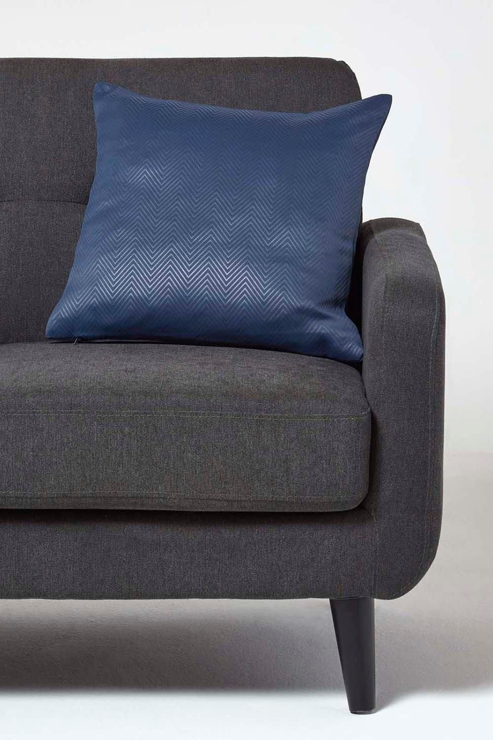 Homescapes Herringbone Cushion Cover image 2