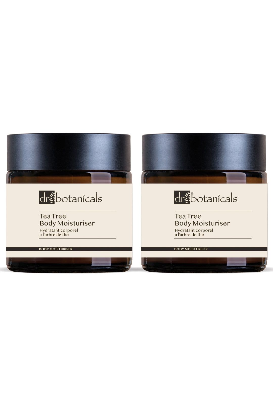 Dr. Botanicals Eucalyptus & Tea Tree Body Moisturiser 120ml x 2 Duo Pack image 1