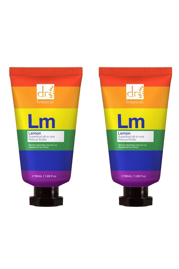 Dr. Botanicals Pride Edition Lemon Superfood All-In-One Rescue Butter 50ml x 2 Duo Pack