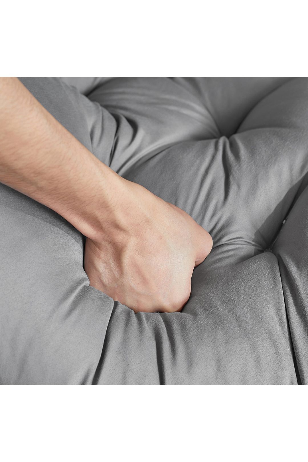 Living and Home 130x95x15cm T-Shaped Garden Cushion for Rattan Swing Chair & Hanging Basket image 5