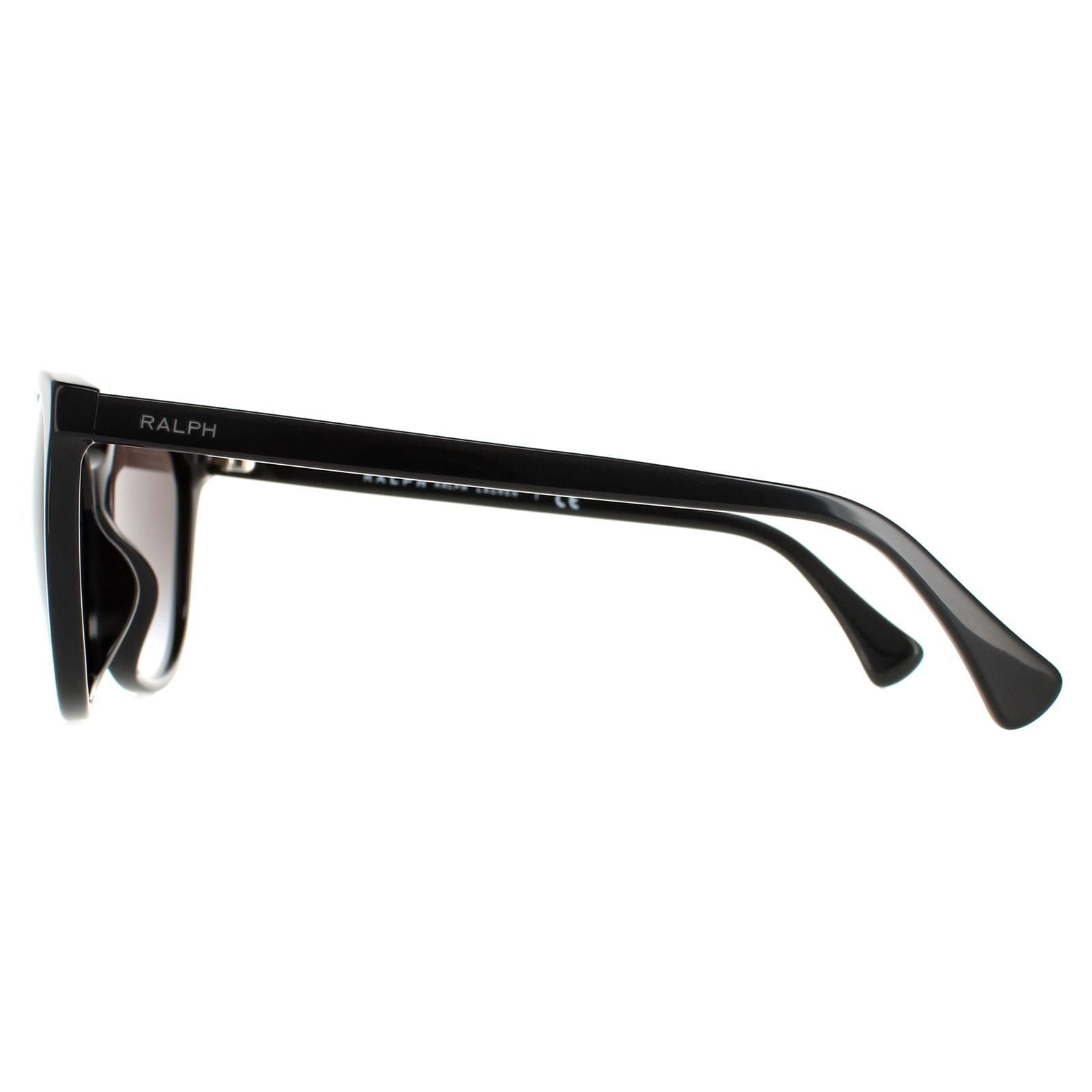 Ralph by Ralph Lauren Cat Eye Shiny Black Grey Gradient RA5282U Sunglasses image 3