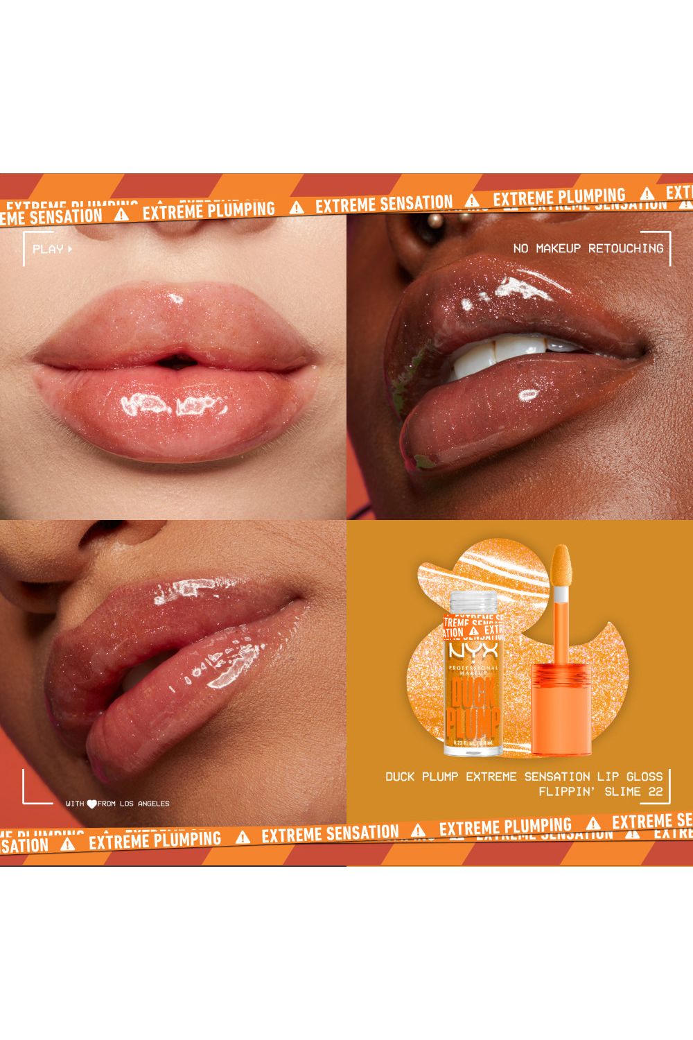 NYX Professional Makeup Duck Plump Extreme Sensation Plumping Lip Gloss 7ml Flippin Slime image 3