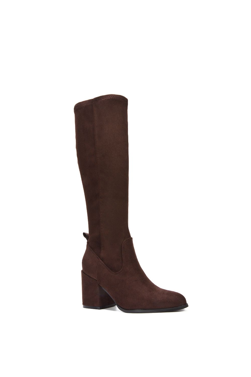 XY London 'Tatum' Knee High Block Heeled Boots image 2