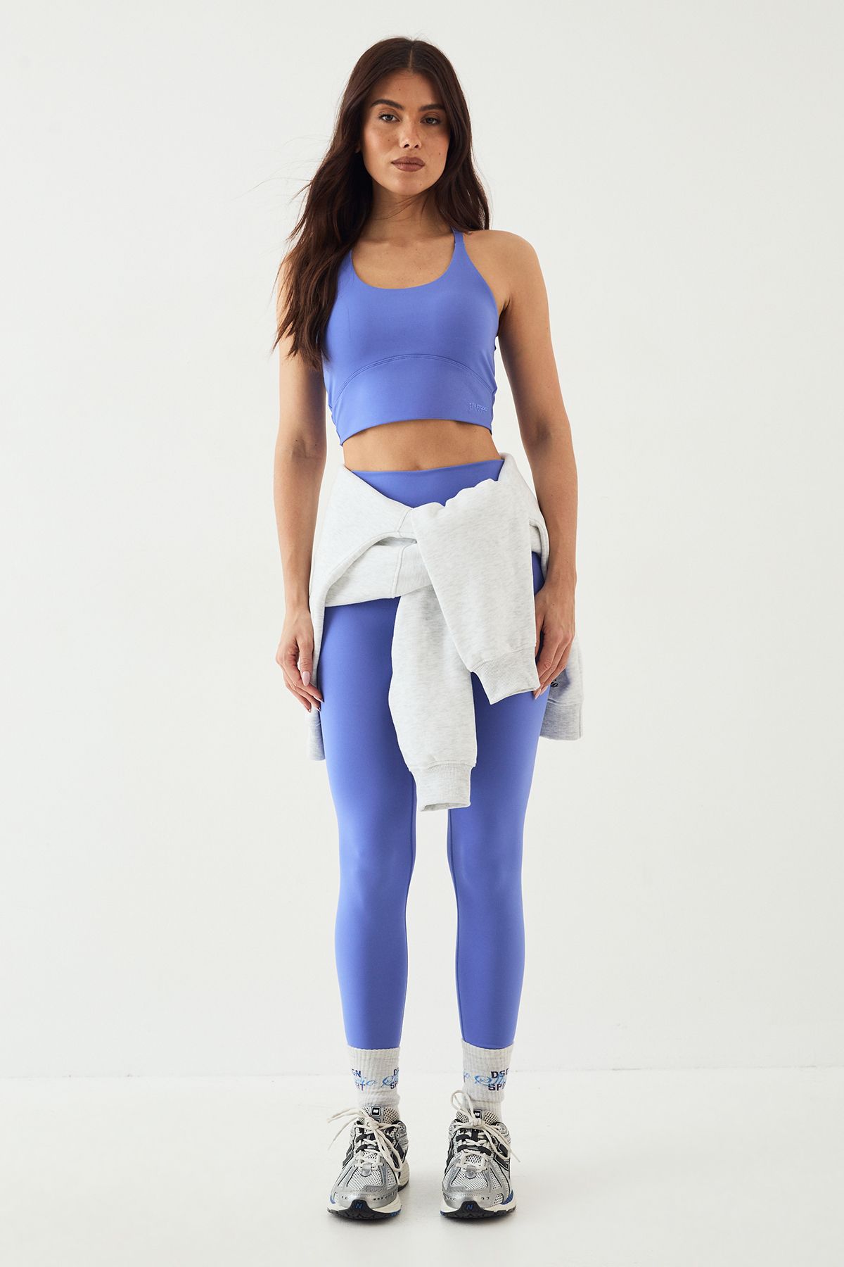 DSGN Studio DSGN Studio Ultra Sculpt Twist Back Sports Bra Cornflower image 5