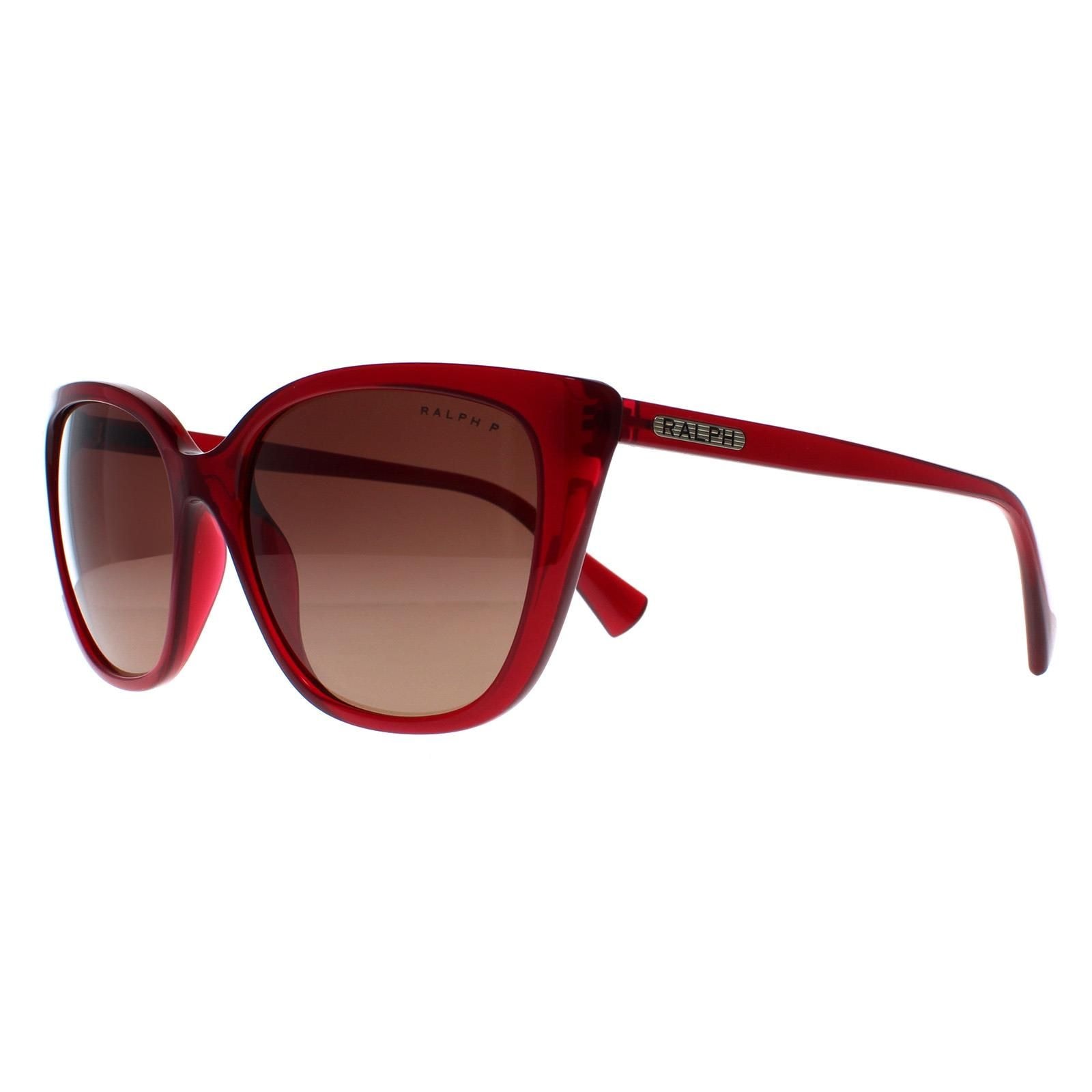 Ralph by Ralph Lauren Butterfly Transparent Bordeaux Light Brown Gradient Polarized RA5274 image 2