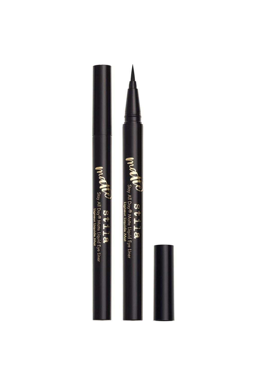 Stila Stay All Day Matte Liquid Eye Liner - Intense Matte Black Black image 3