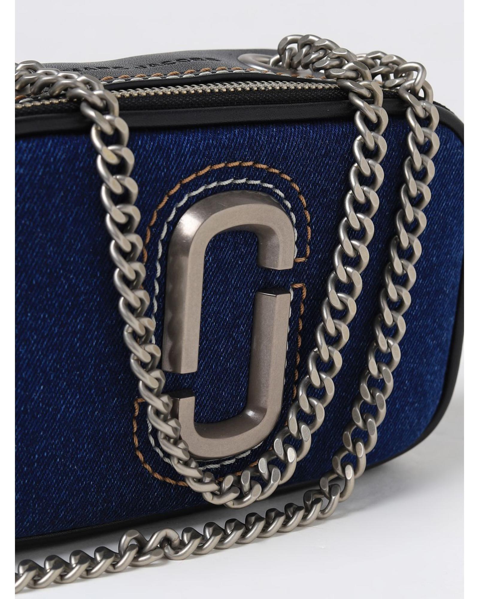 Marc Jacobs Snapshot Denim Crossbody Bag Wo - Blue image 3