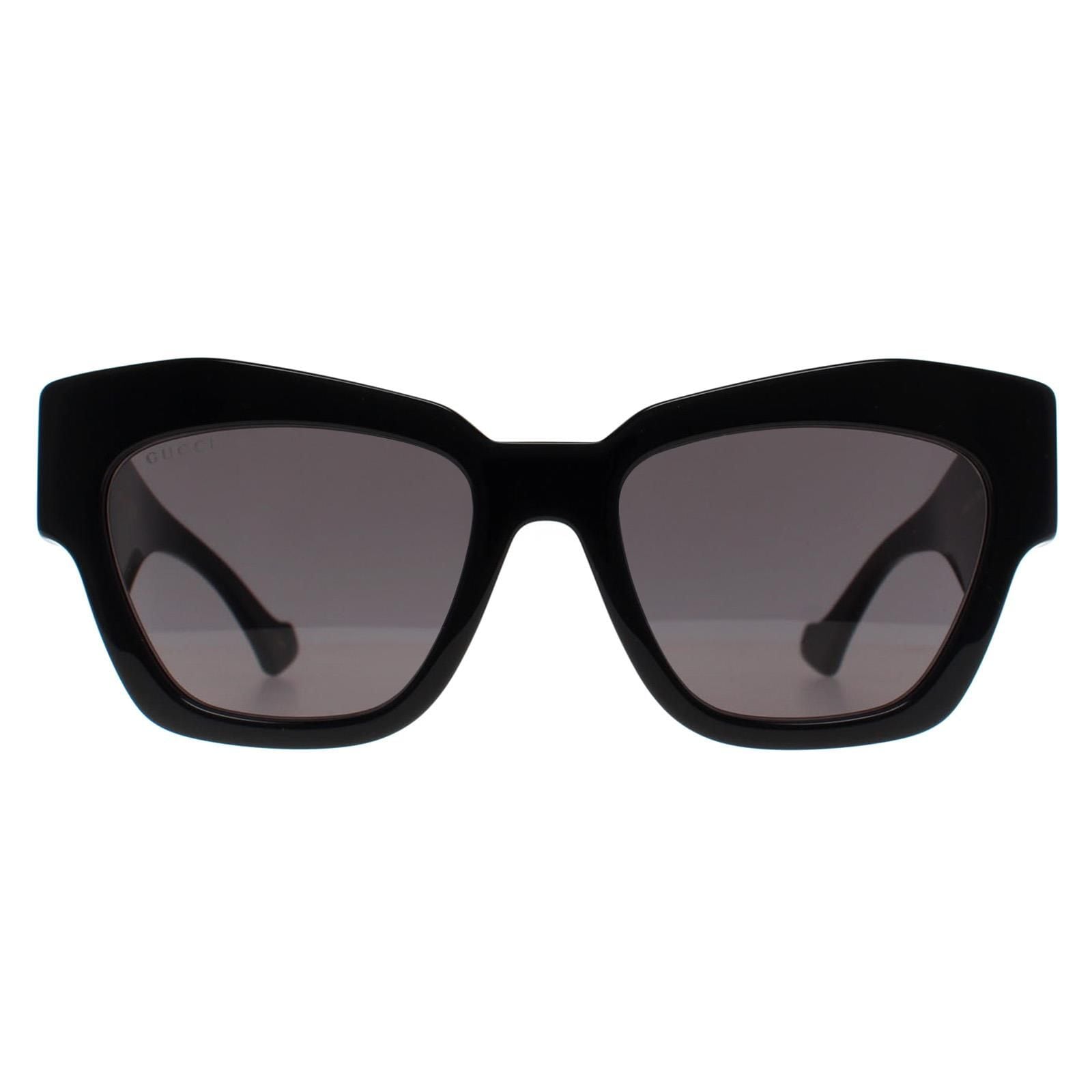 Gucci Cat Eye Shiny Black Grey GG1422S